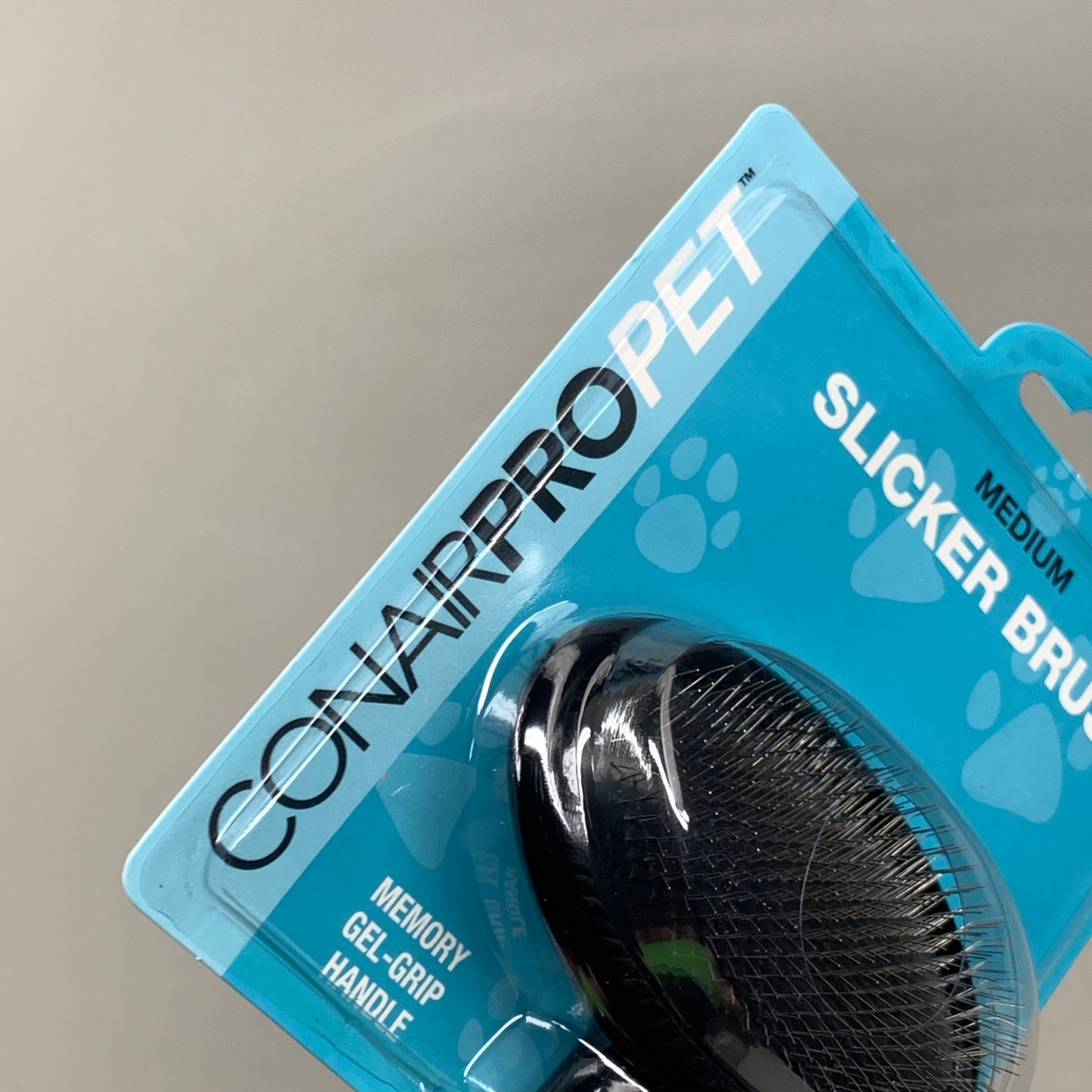 CONAIRPRO PET (2-PACK) Medium Slicker Brush Gel-Grip Handle Green PGFSMD-320B