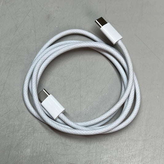 APPLE USB-C Woven Charging Cable 60 Watts (1M) White MQKJ3AM/A (Return)