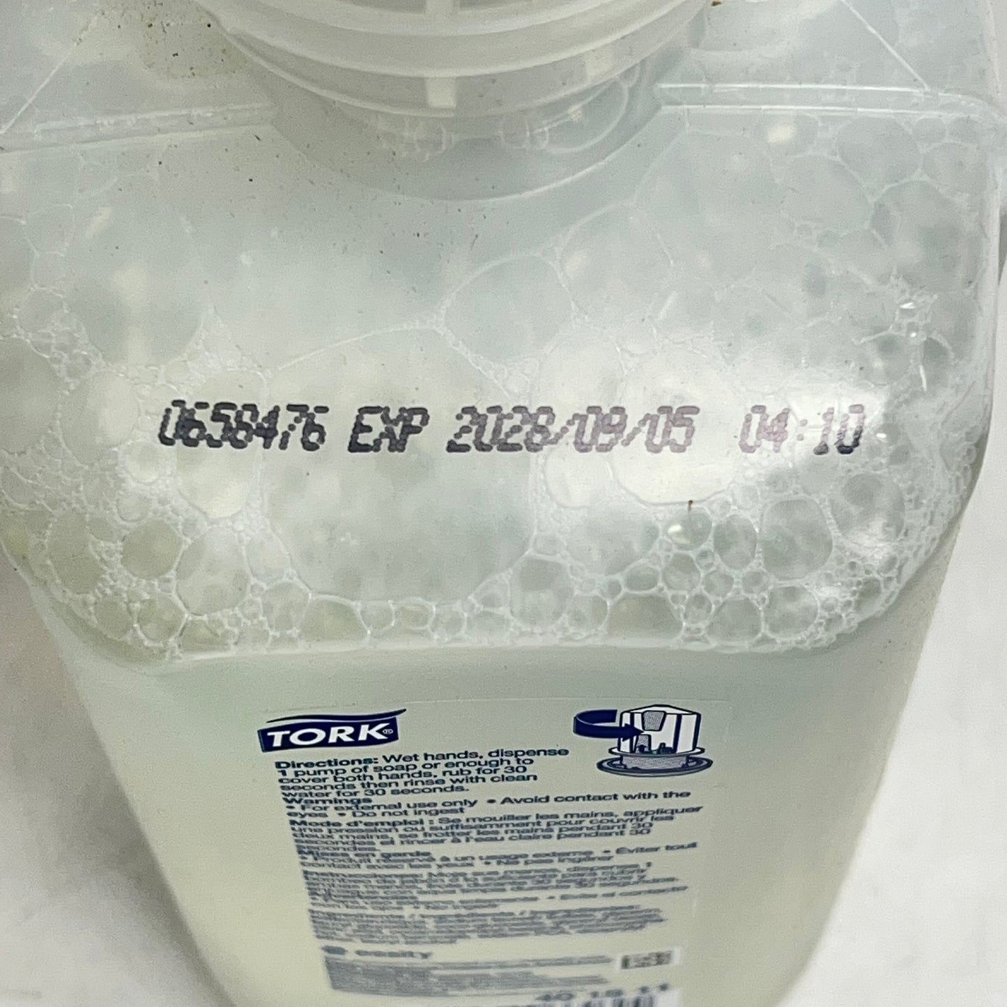 TORK (6 PACK) Extra Mild Hand Washing Foam Soap for S4 1L Clear 401811 BB 09/28