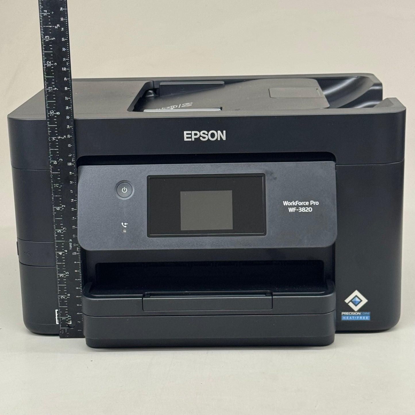 EPSON Wireless All-In-One Printer 17"x13"x8" (New Other-Slightly Used) Black WF3820