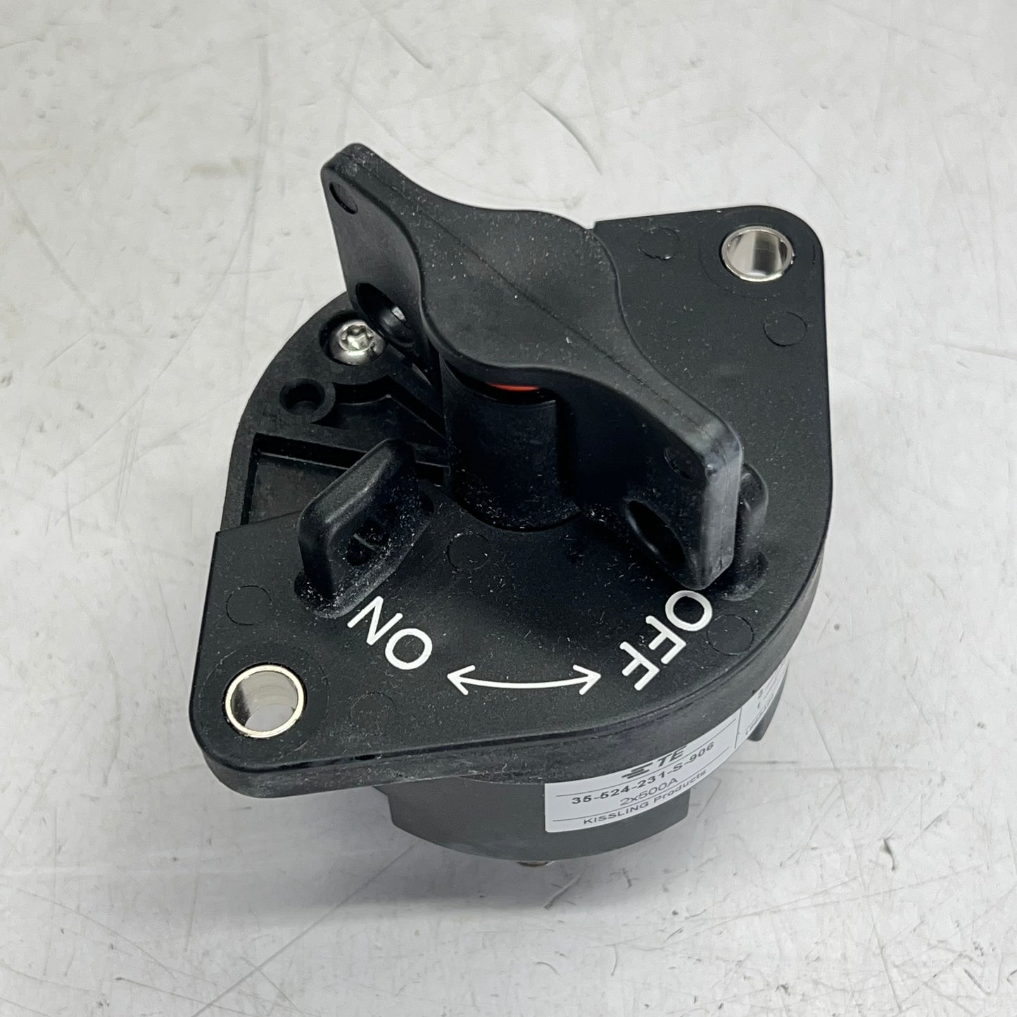 TE CONNECTIVITY Battery Disconnect Switch 500 A Black K1159655 35-524-231-S-906