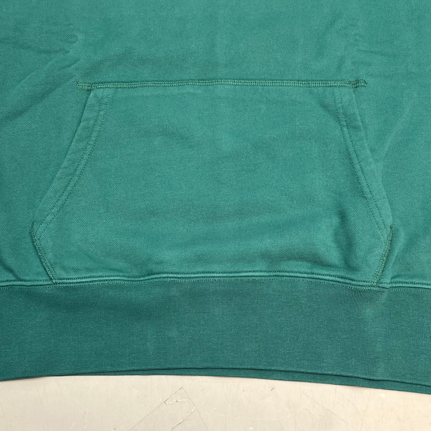 MONSTERCAT Hooded Drawstring Sweatshirt W/ Velvet Logo Men's Sz S Emerald Green