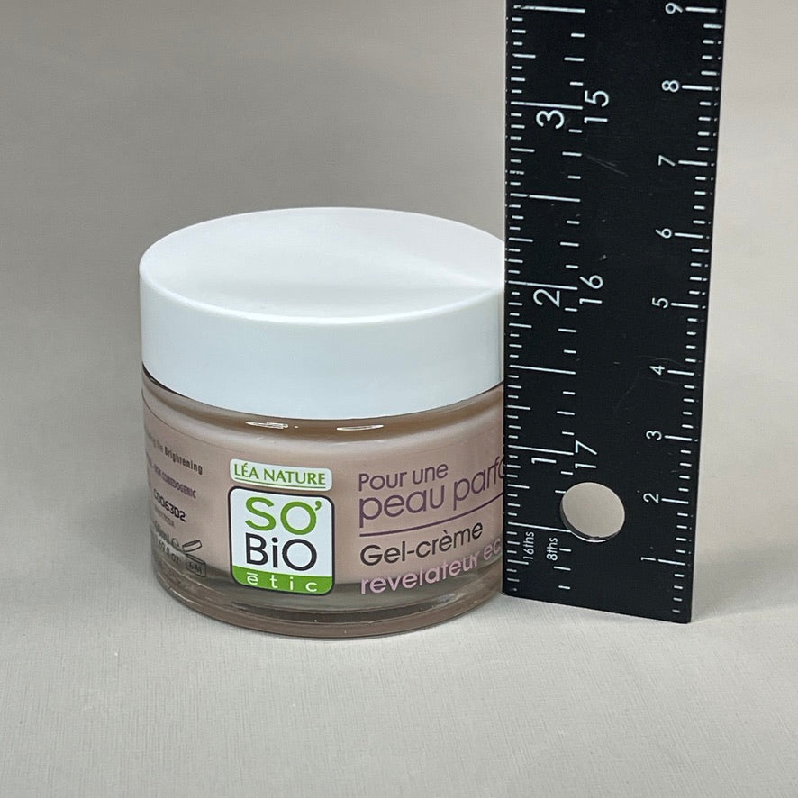 ZA@ SO BIO etic Radiance Revealing Gel-Cream Night Organic Lotus Flower Hamamelis Zinc 1.69 fl oz (New) E