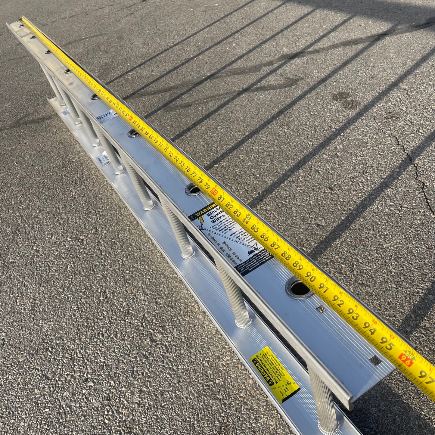 Z@ Pallet of TIE DOWN TranzPorter Laddervador Track 8 ft ALUMINUM 10091