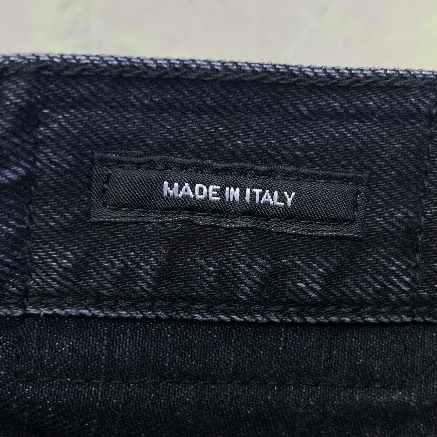 R13 Relaxed Distressed Boyfriend Jeans Made In Italy Women's Sz 24 Jake Black