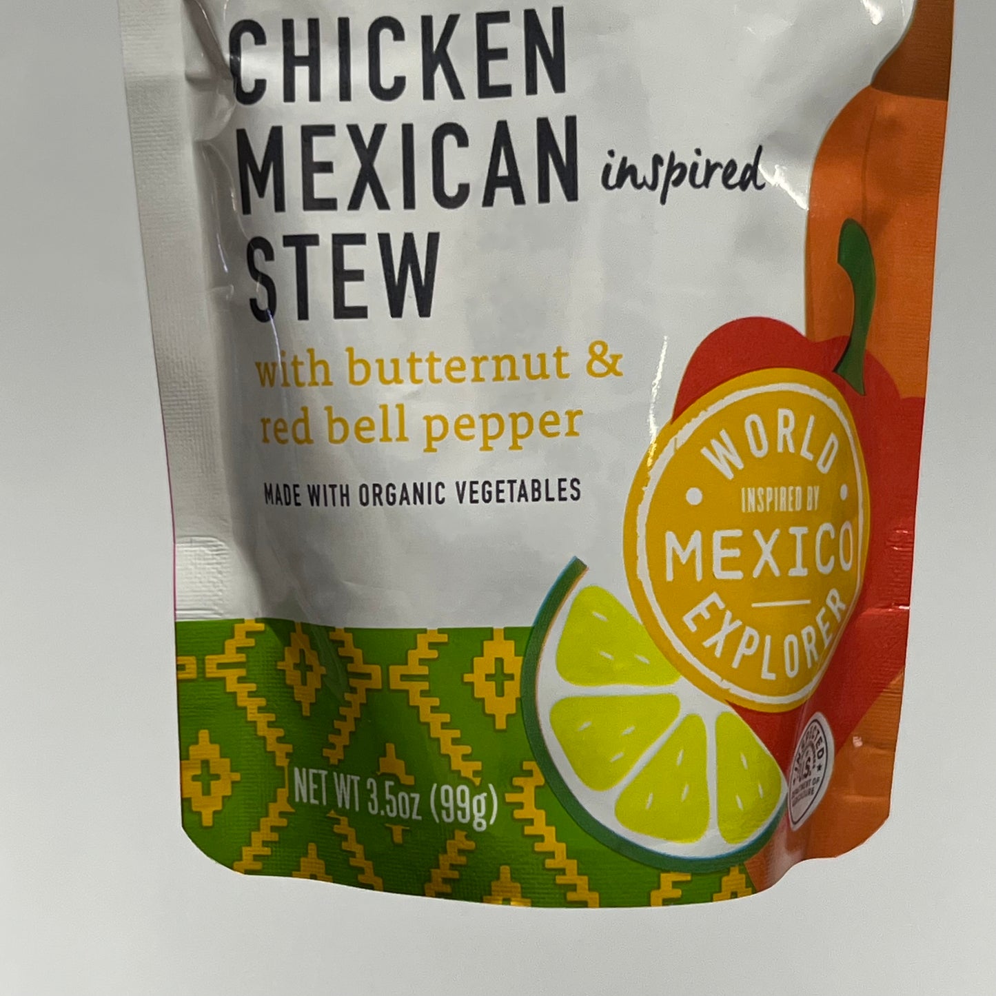 SERENITY (6 PACK) Free Range Chicken Mexican Stew Baby Food Pouches BB 09/27