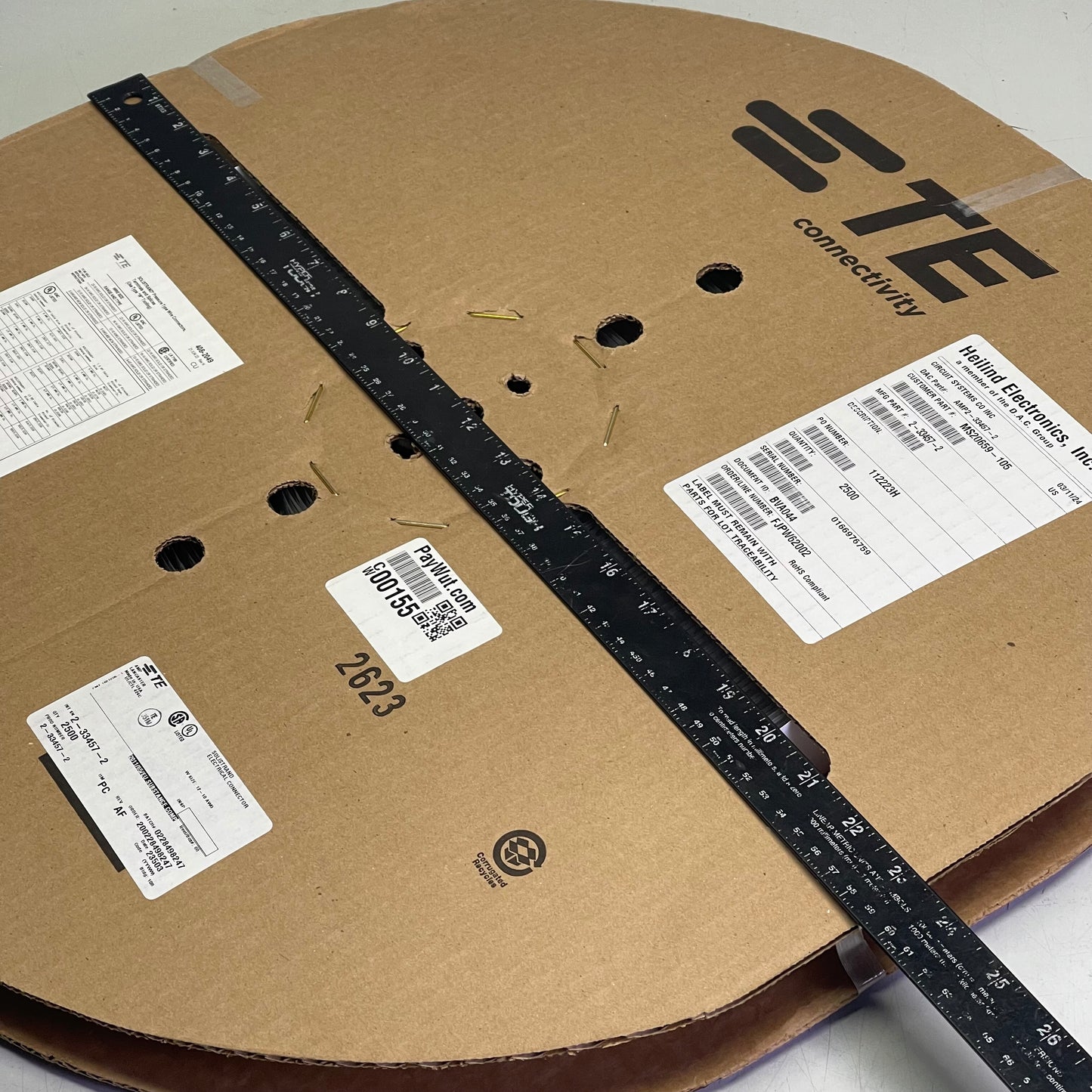 TE CONNECTIVITY (2500 PACK) Solistrand Closed Ring Tongue Terminal 2-33457-2