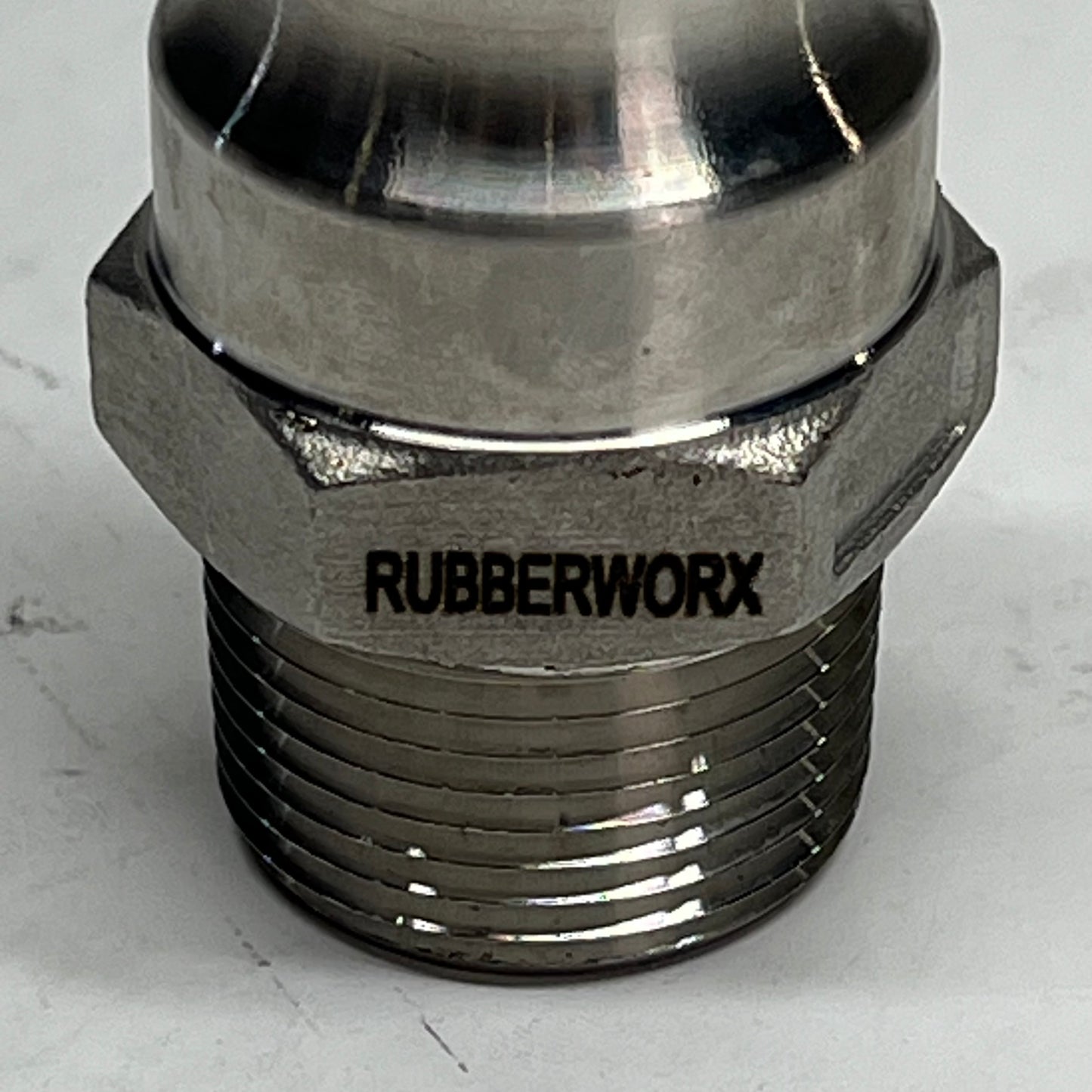 RUBBERWORX (5 PACK) Stainless Steel Type F Camlock Adaptor 1" SS316 F-100