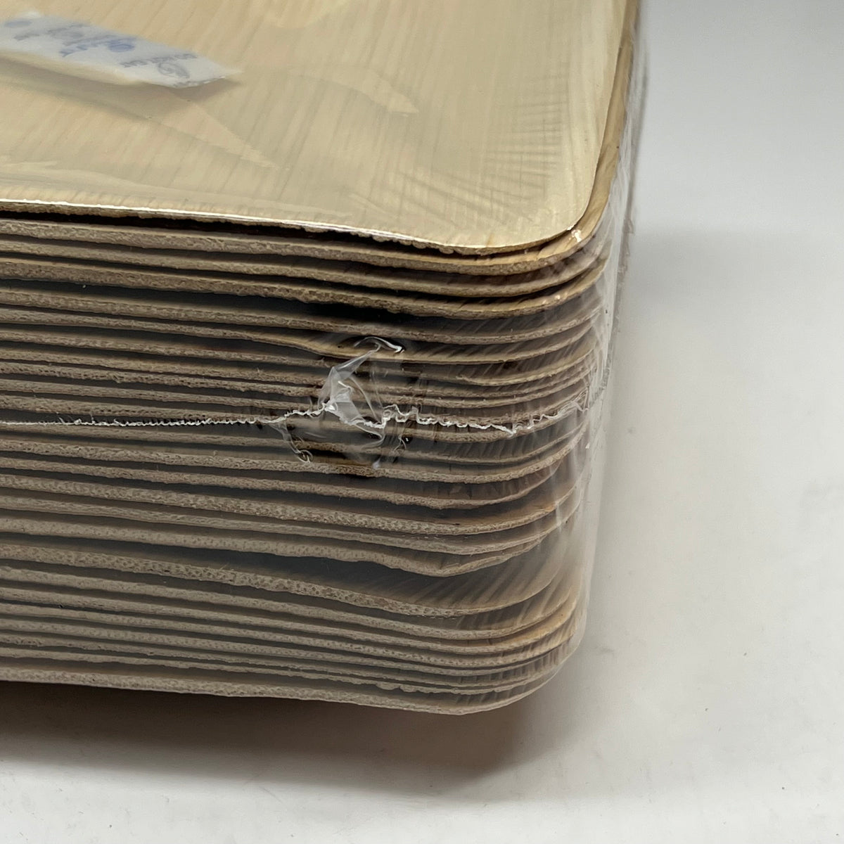 CHEFS WAREHOUSE (100 PACK) All Natural Palm Plate Highly Durable 8" RWB0323N