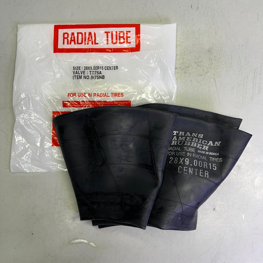 TRANS AMERICAN RUBBER  Butyl Radial Tube 28x9.00R15 Center 9I75NB TR75A
