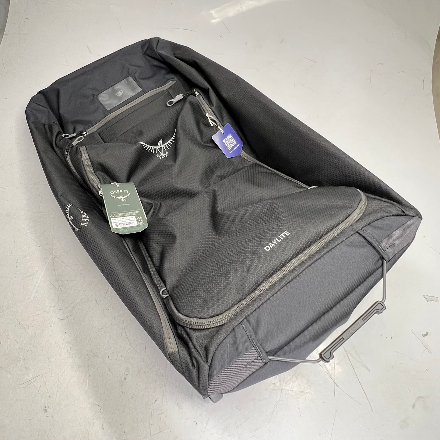 OSPREY Daylite Smooth Wheeled Duffel Lightweight 85L Black/Grey 100061 – PayWut