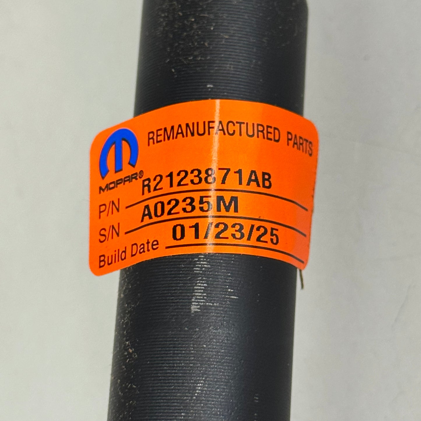 MOPAR Remanufactured Axle Half Left Shaft For Jeep Black R2123871AB (Remanufactured )