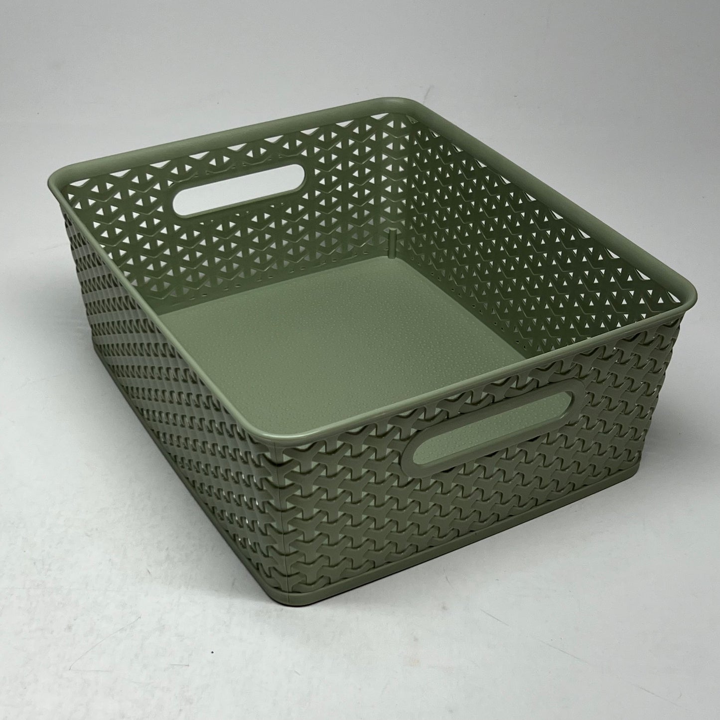 BRIGHTROOM (6 PACK) Storage Bin Medium Laurel Green Sz 14"L x 11"W x 5.5"H - 272743
