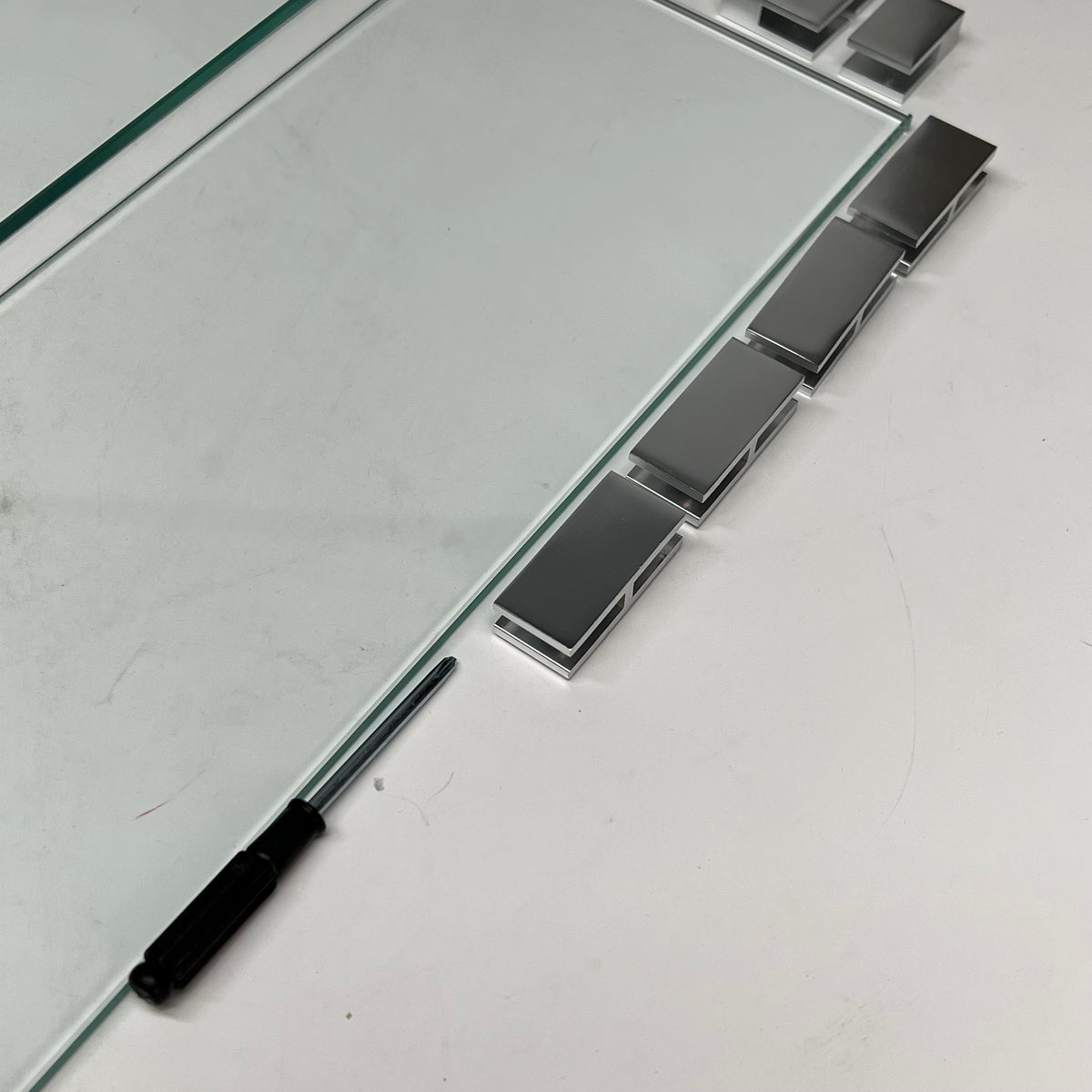 PYROMANIA FIRE FEATURES  Heat Resist Tempered Glass Wind Guard  51"x9" GWS-5109