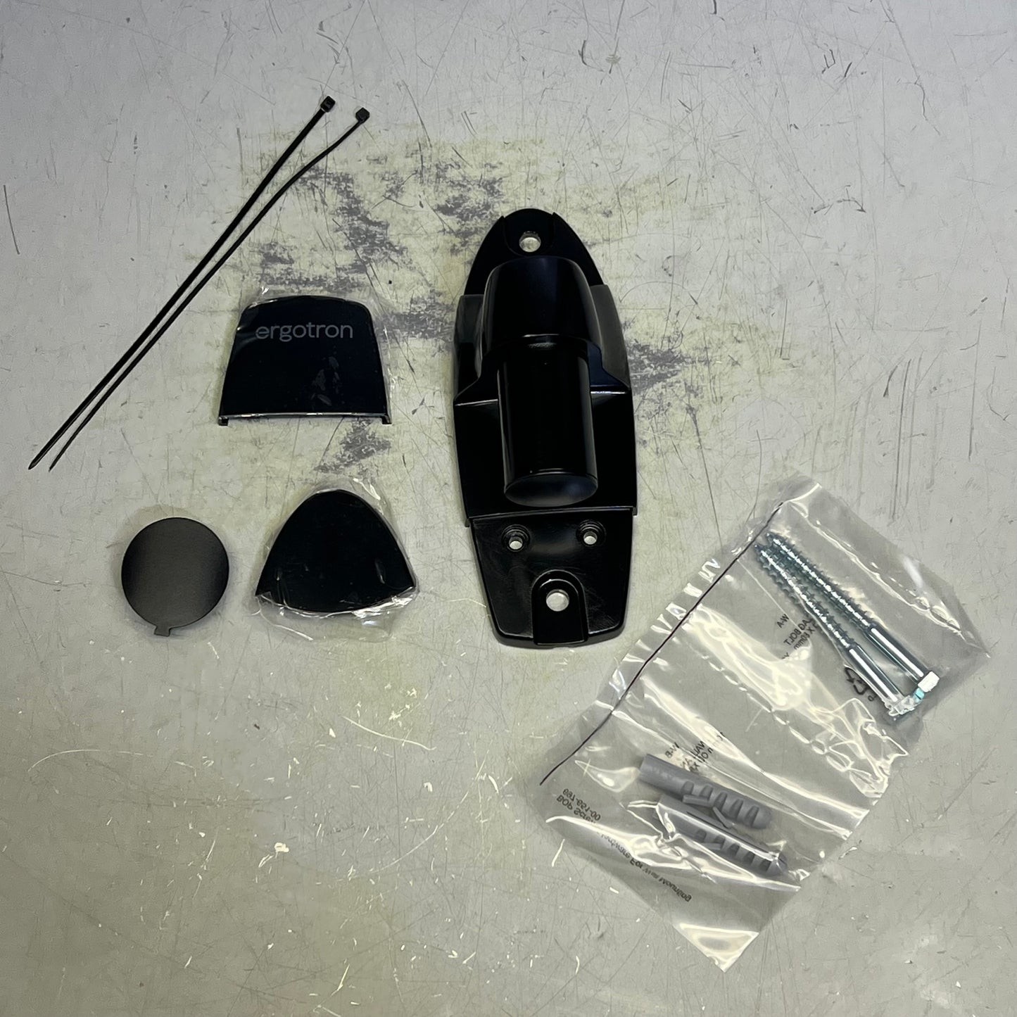 ERGOTRON LX Wall Monitor Arm Folds to Fit 4"  Polished Aluminum 45-243-026