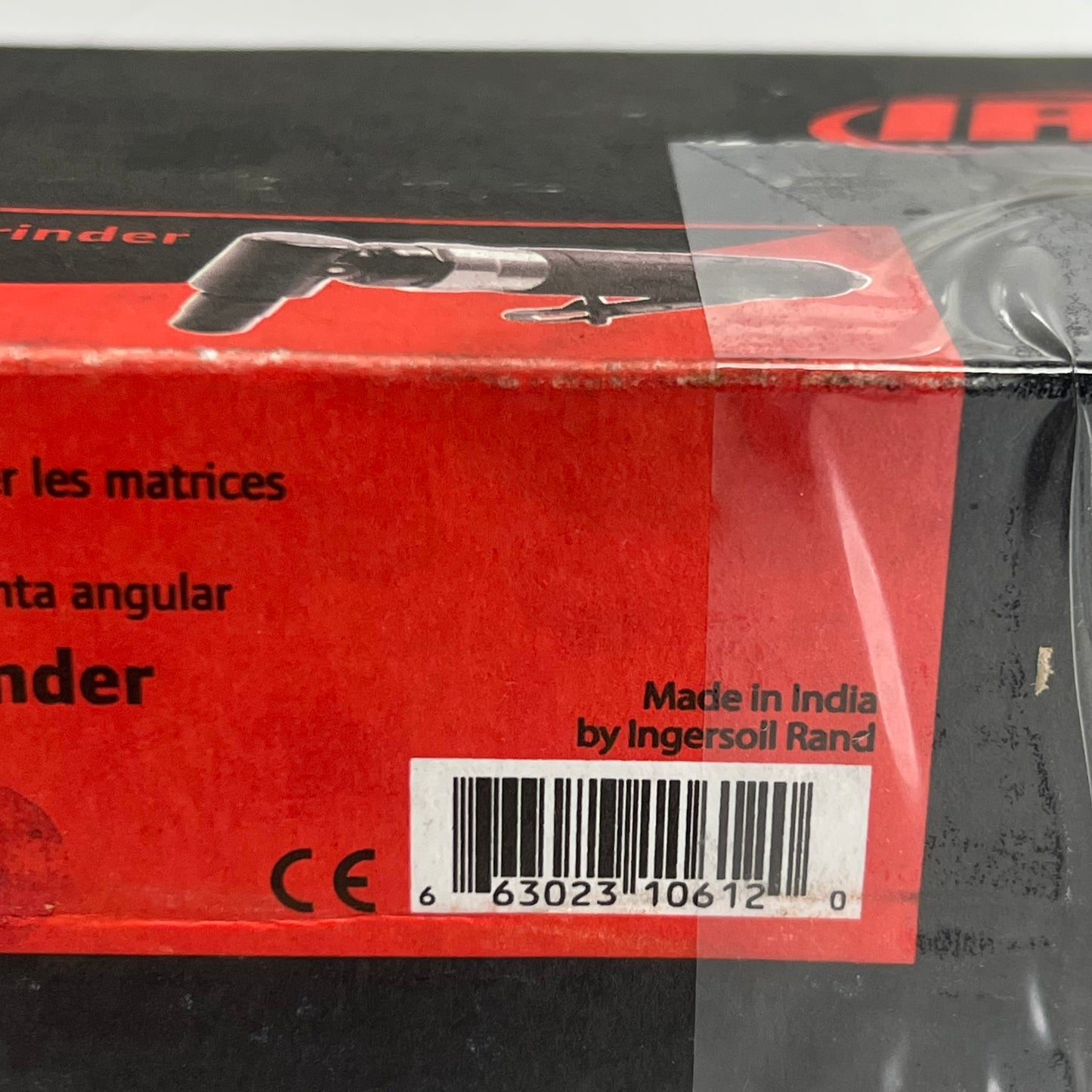 INGERSOLL RAND Right Angle Die Grinder, 1/4 in Npt Female Air Inlet, 1/4 in Collet, Medium Duty, 20,000 Rpm 6 7/8 in Grey 302B
