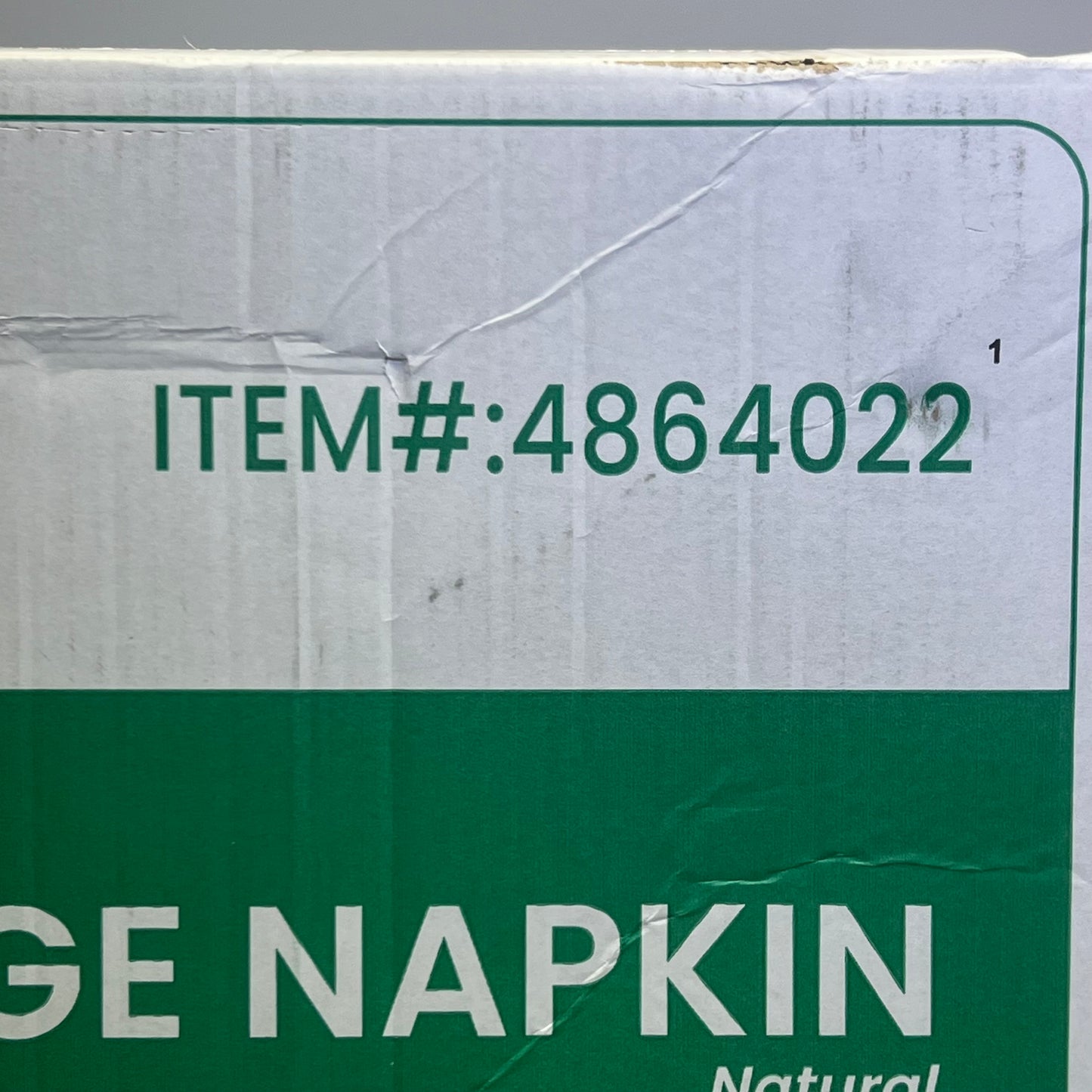 ZA@ NATURE'S SOURCE (7500 Napkins) Beverage Napkin 4864022