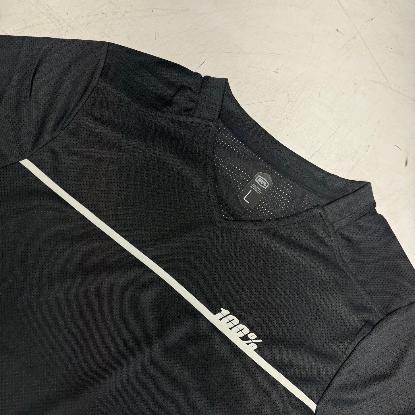 RIDECAMP Women's Short Sleeve Jersey Sz L Black/Grey 40035-00000