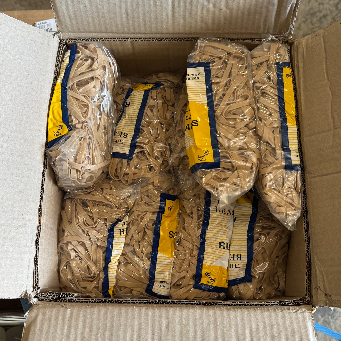 ZA@ Pallet of MIXED Rubber Bands, Food, Air Filter, Conventional Certificates, Clothes, Etc… (AS-IS)