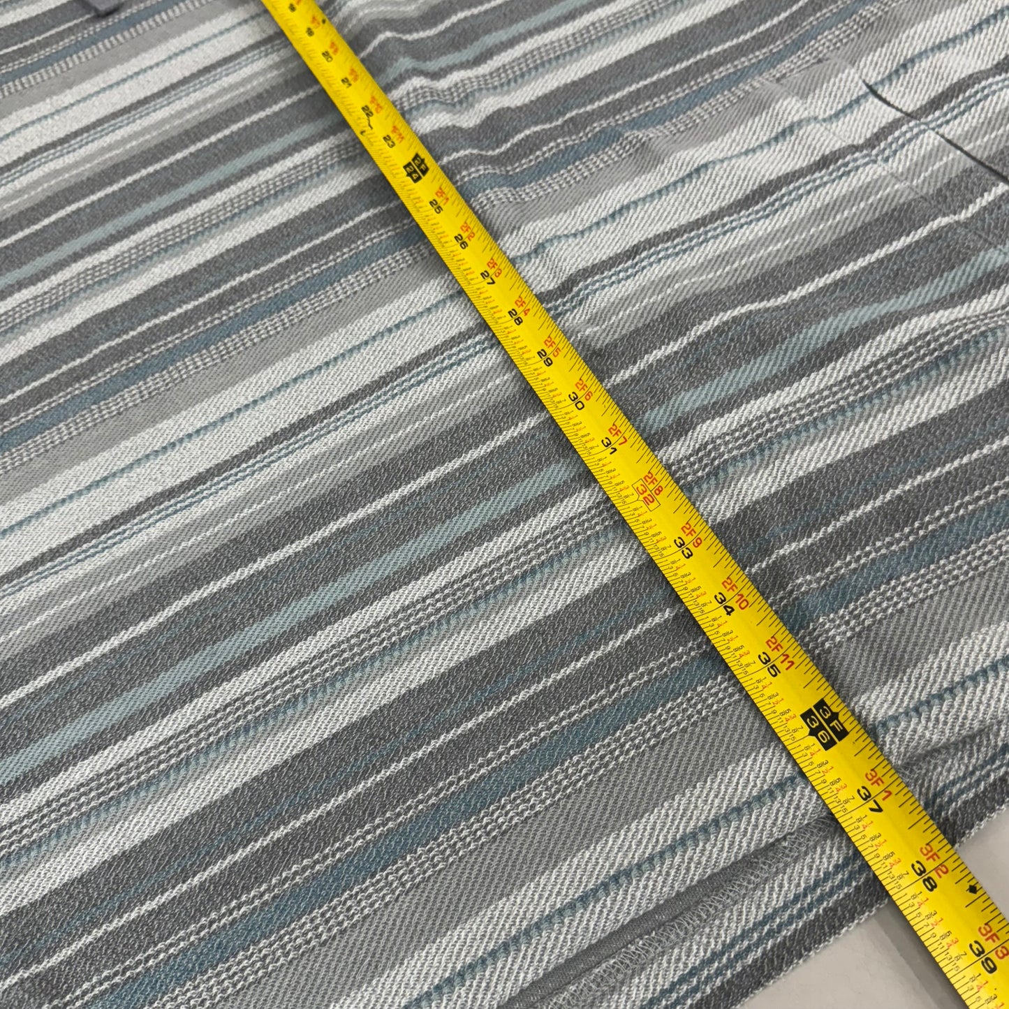 O'NEILL On Bavaro Stripe Button Pullover  Men's Sz 5XL Grey 002482891