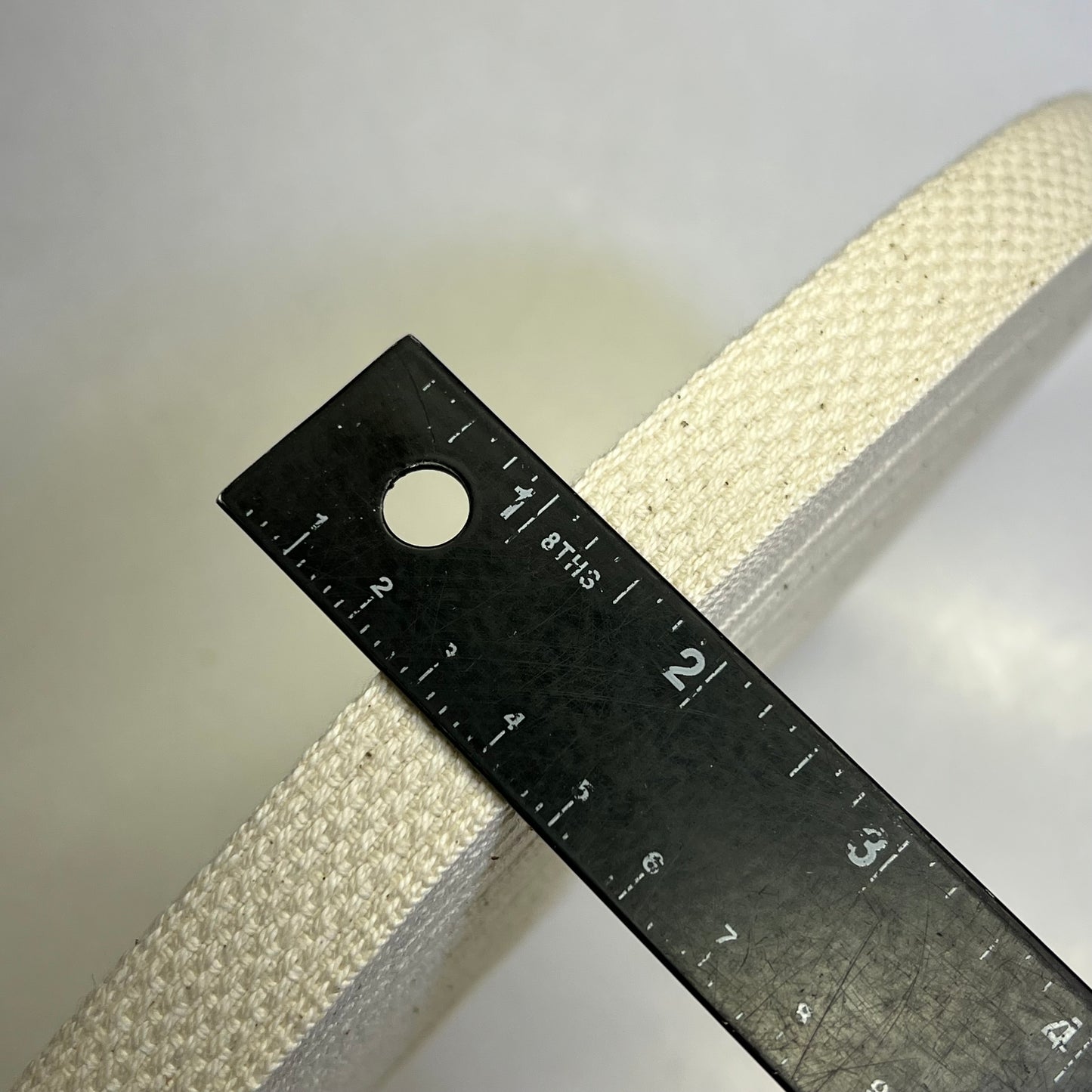 Natural Cotton Fabric Roll 1.5 Yds 5L-3/4  White 51211-0013 COL-5L-3/4"-NATURAL