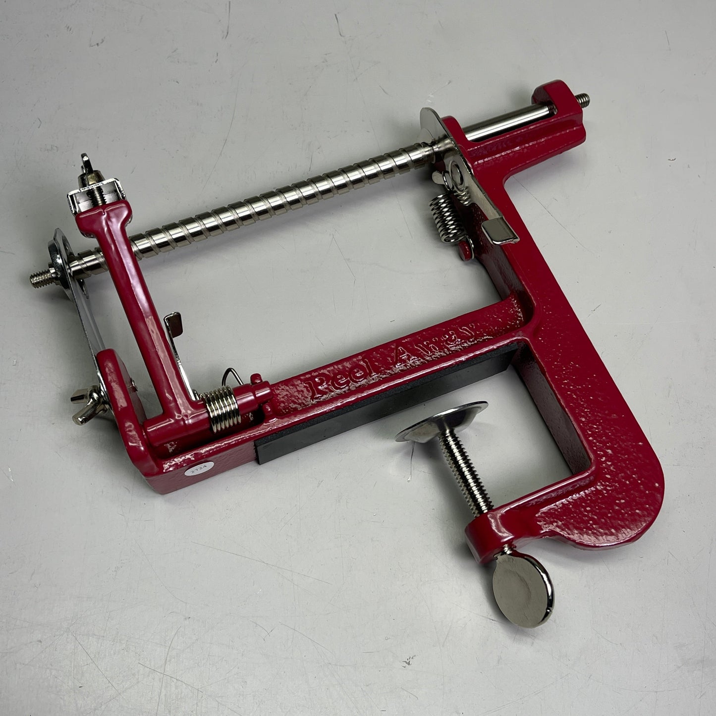 ZA@ AMCO Cast Iron Clamp Apple Peeler Corer Slicer Potatoes Red A501 628401 F