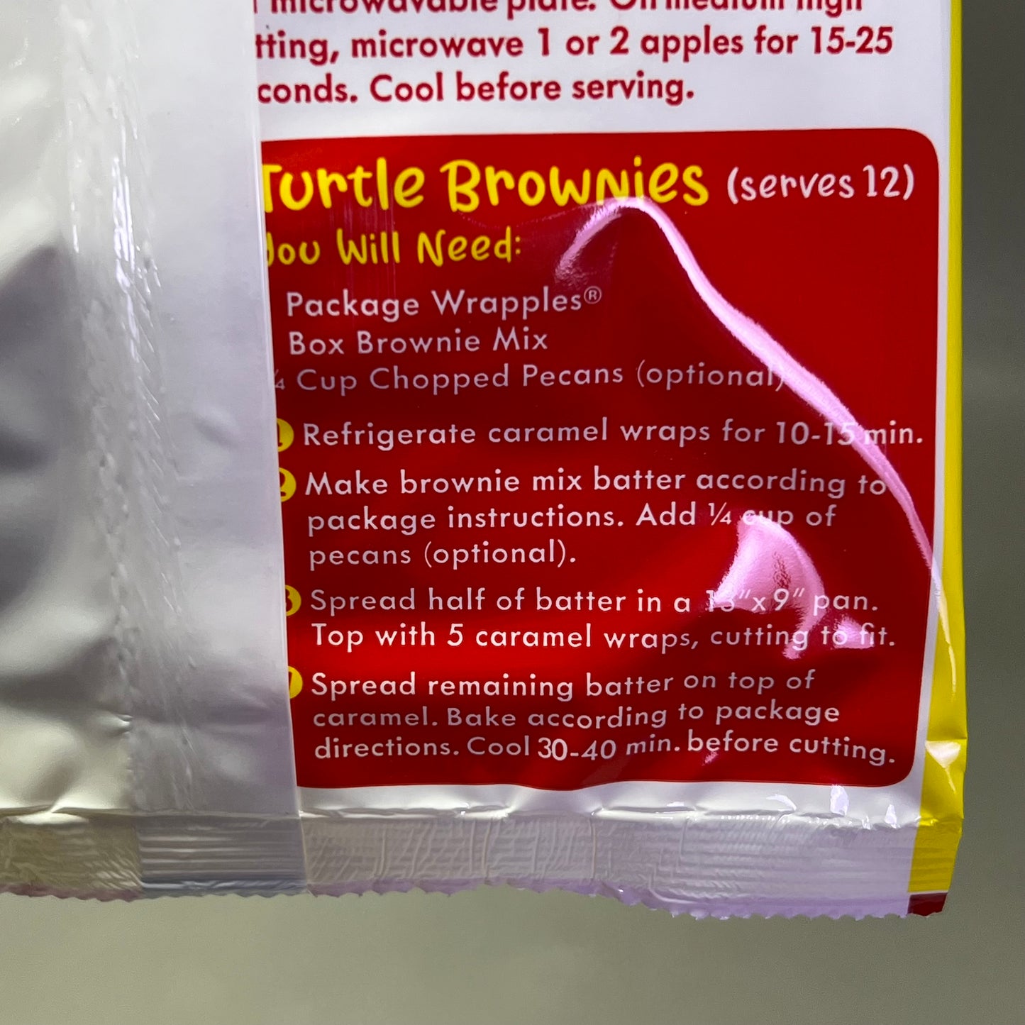 CONCORD FOODS (6 PACK) Wrapples Caramel Apple Wraps Makes 5 6.5oz BB 10/26