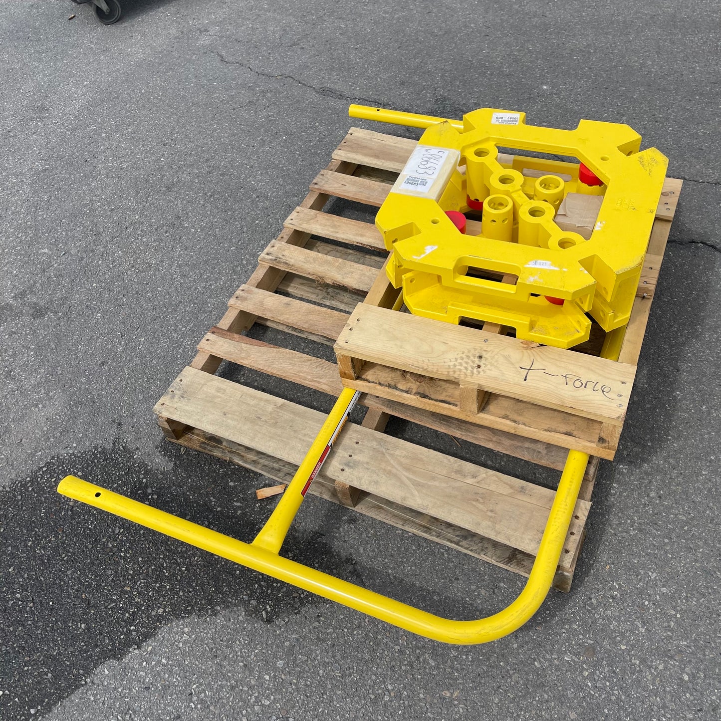 Z@ GARLOCK RailGuard Bases and Gate, Yellow 62"x41" (New)