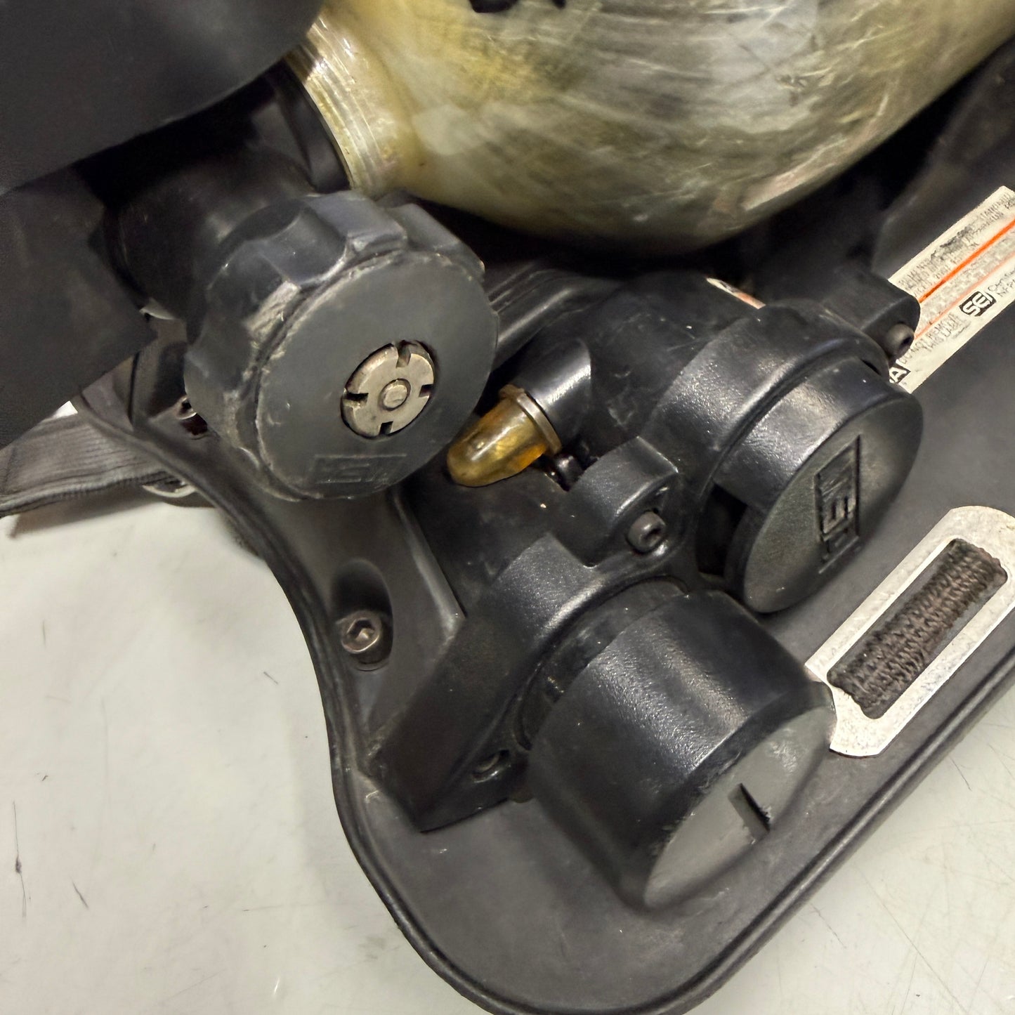 Z@ MSA (*PARTS ONLY*) FireHawk M7 SCBA Air Pack W/ Tank Firefighter Gear (AS-IS)