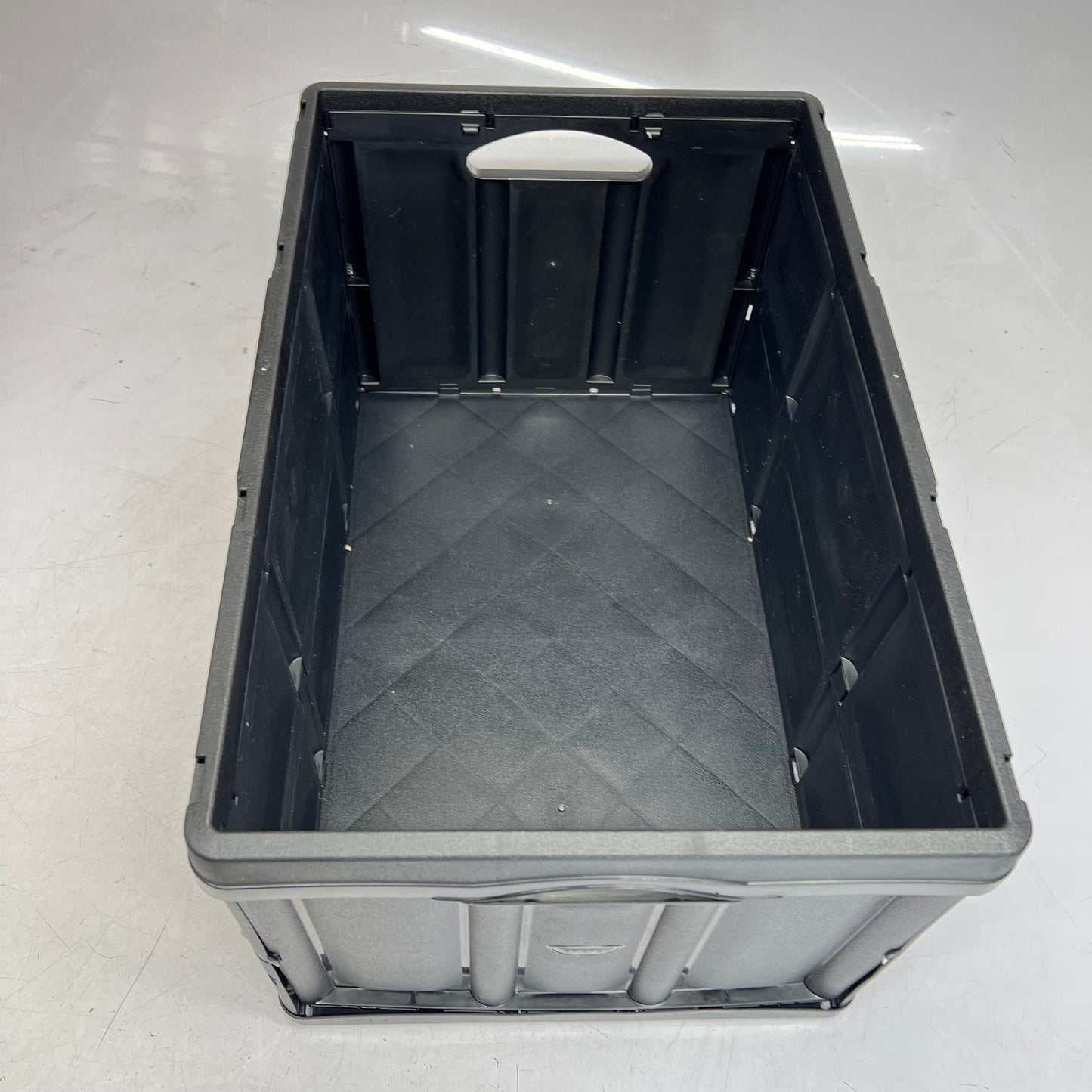 CLEVER MADE (3 PACK) Collapsible Storage Bins 65 L 100lb Weight Cap Black