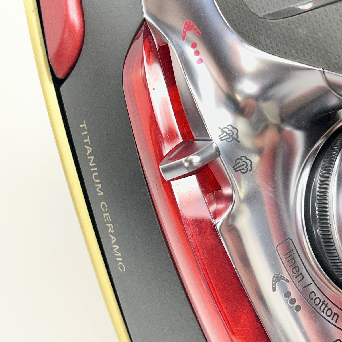 CHI Titanium-infused Steamshot 2-in-1 Iron & Steamer Red/Black/Silver 13108