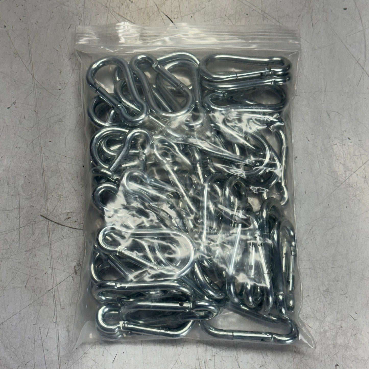 EP (50 PACK) Stainless Steel Spring Snap Sz 2.2"L