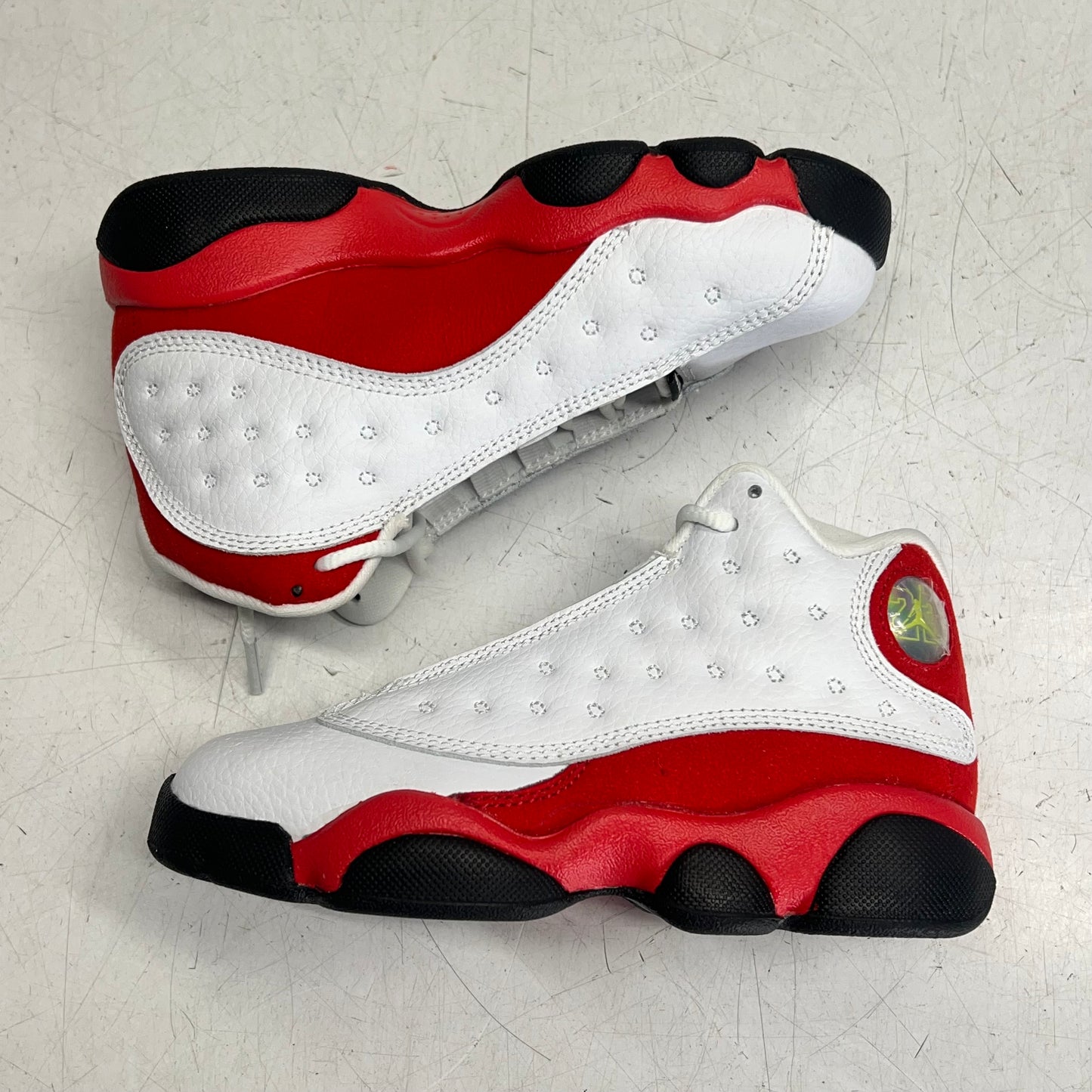 AIR JORDAN 13 Retro (ps) Sneaker Boy's Sz 11.5C White, Black True Red DJ3005 102
