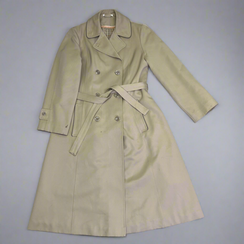 FORECASTER OF BOSTON Zip Out Liner Trench Coat Women's Sz 9/10 Khaki (Used)