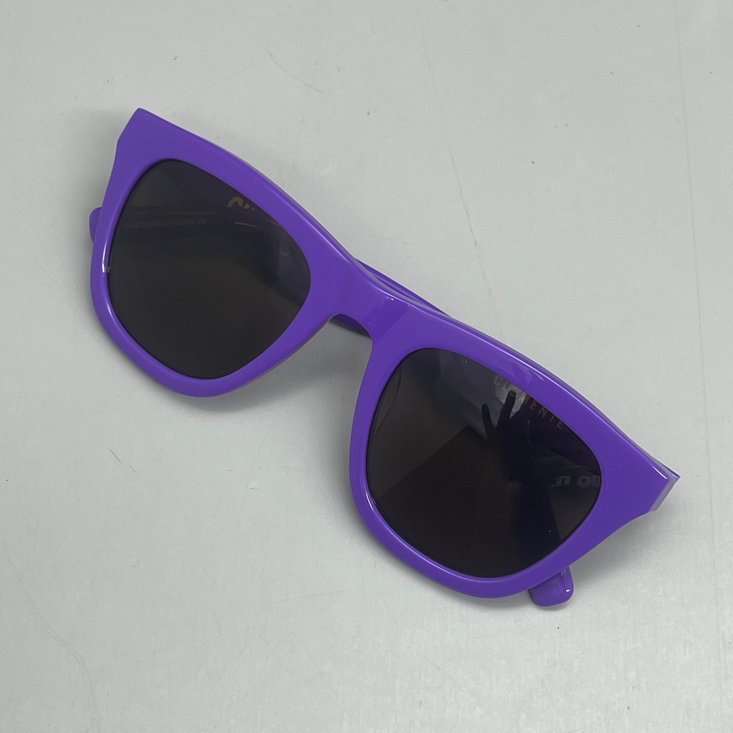 FRIDA MAE CHEEK Clemente Square Polarized Lens Sunglasses Purple SUN-SQUARE-PUR