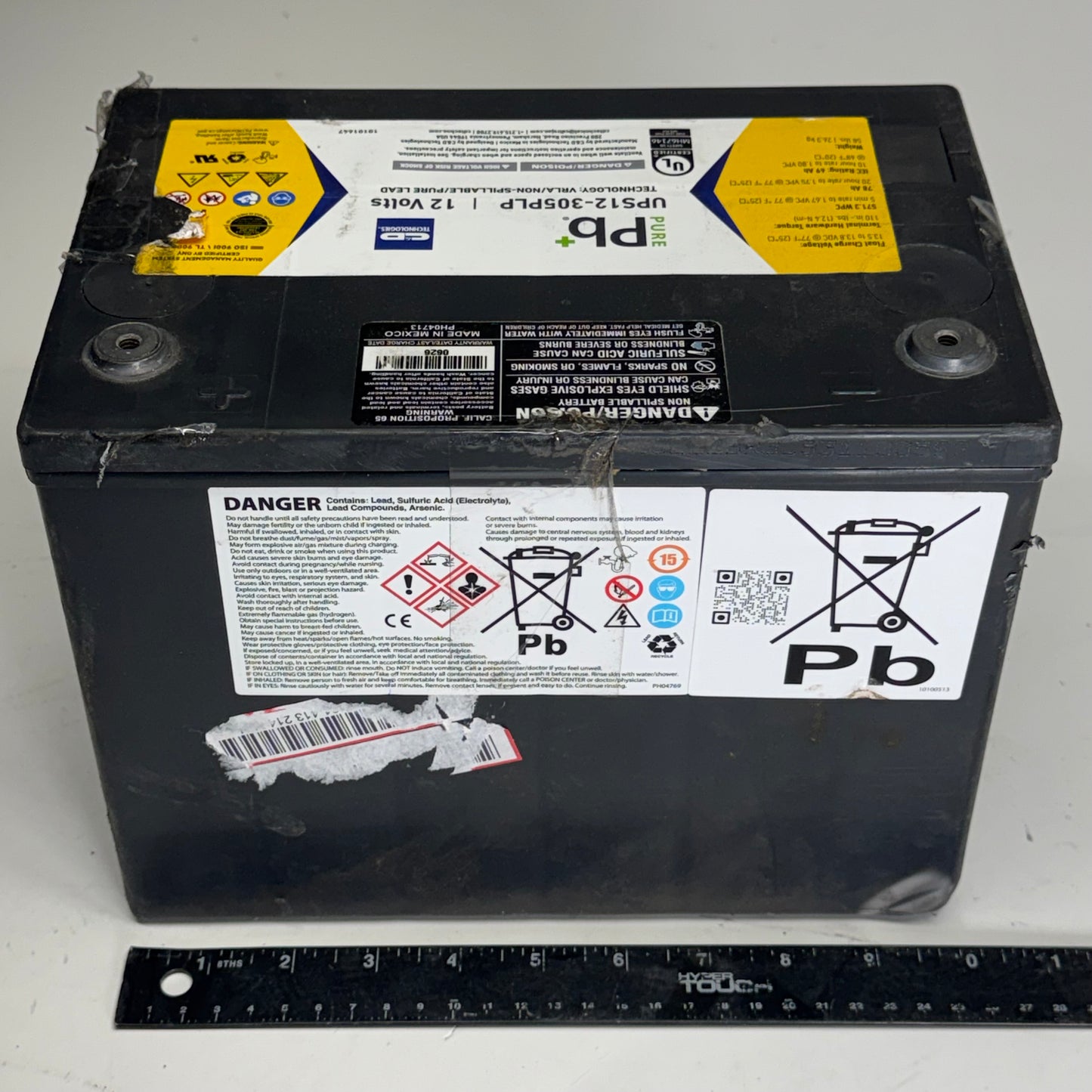 ZA@ C&D High Rate Pure Lead Plus Battery 12 Volts Black UPS12-305PLP (New Other)