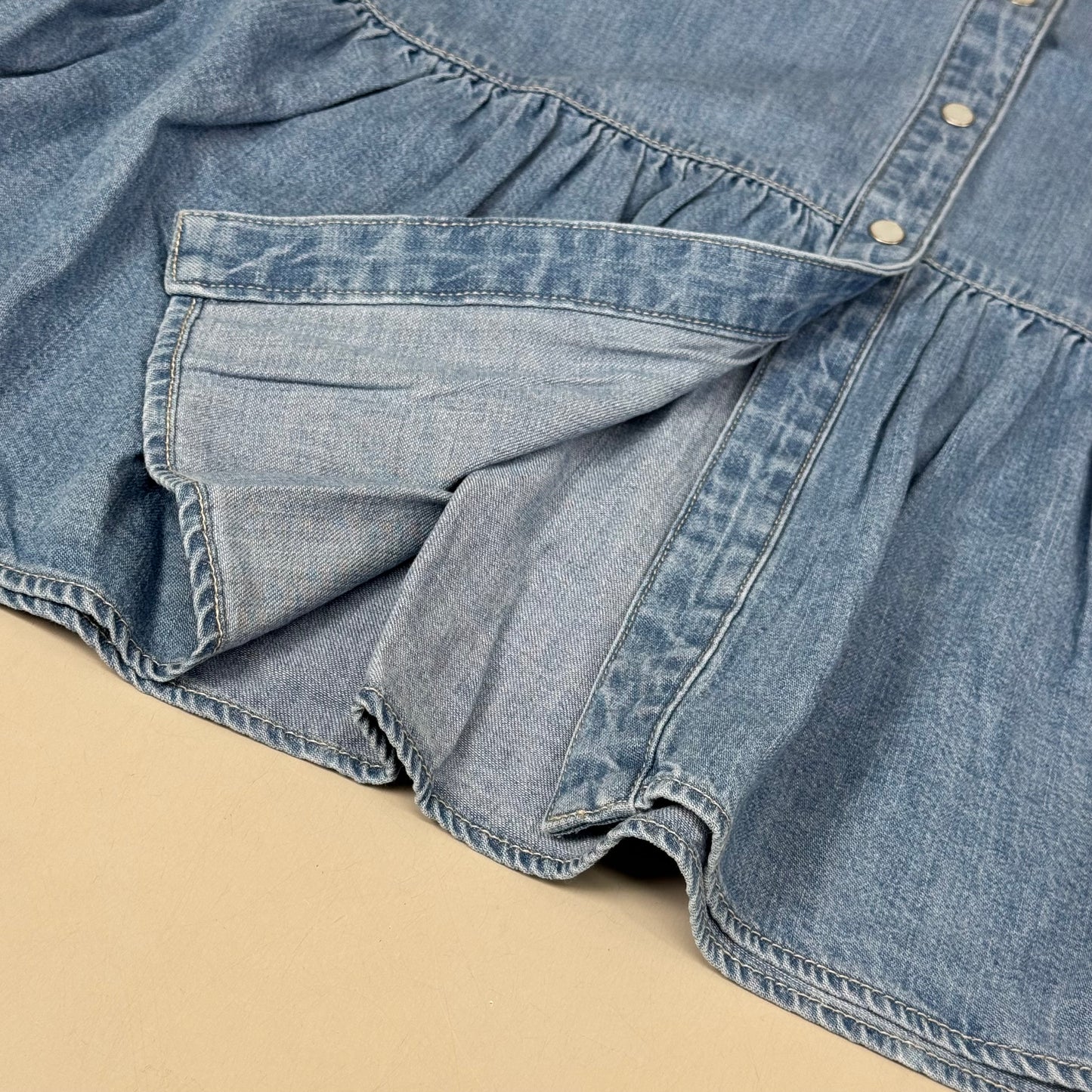 VERONICA BEARD Jeans Edwina Sleeveless Midi Dress Sz-2 Iceberg J24067101287IC