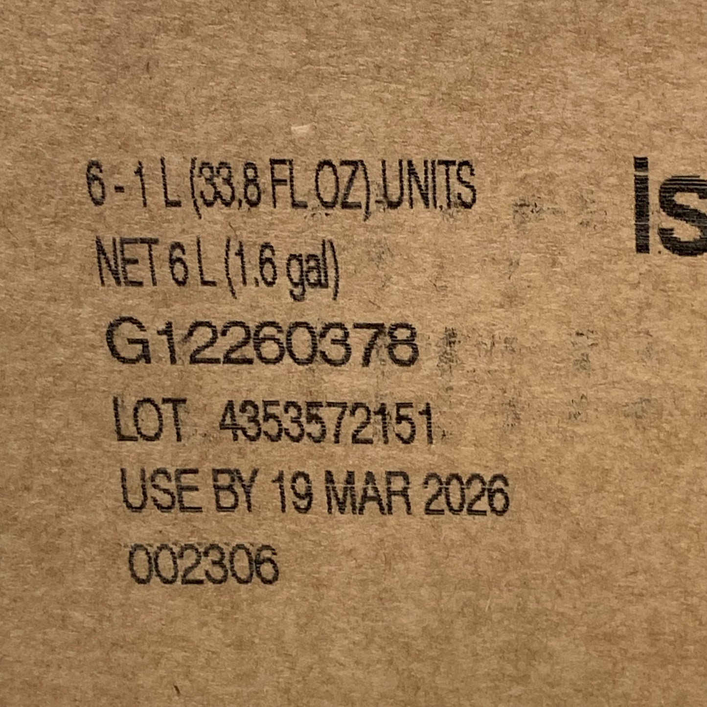 ZA@ NESTLE (6 PACK) Health Science Isocource High Nitrogen Nutrition 1 L BB 03/26