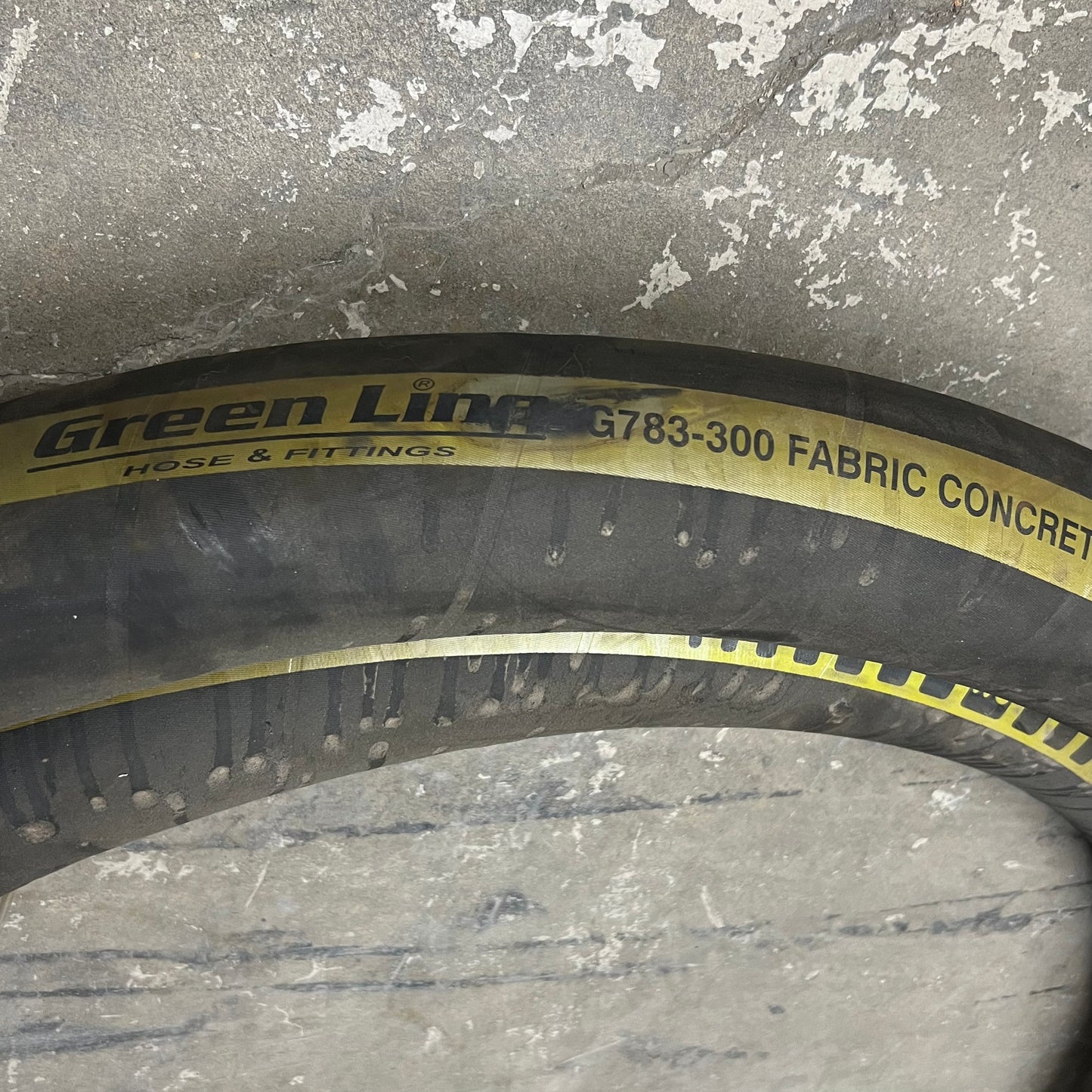 GREEN LINE 3” FABRIC REINFORCED CONCRETE PLACEMENT HOSE 783-300