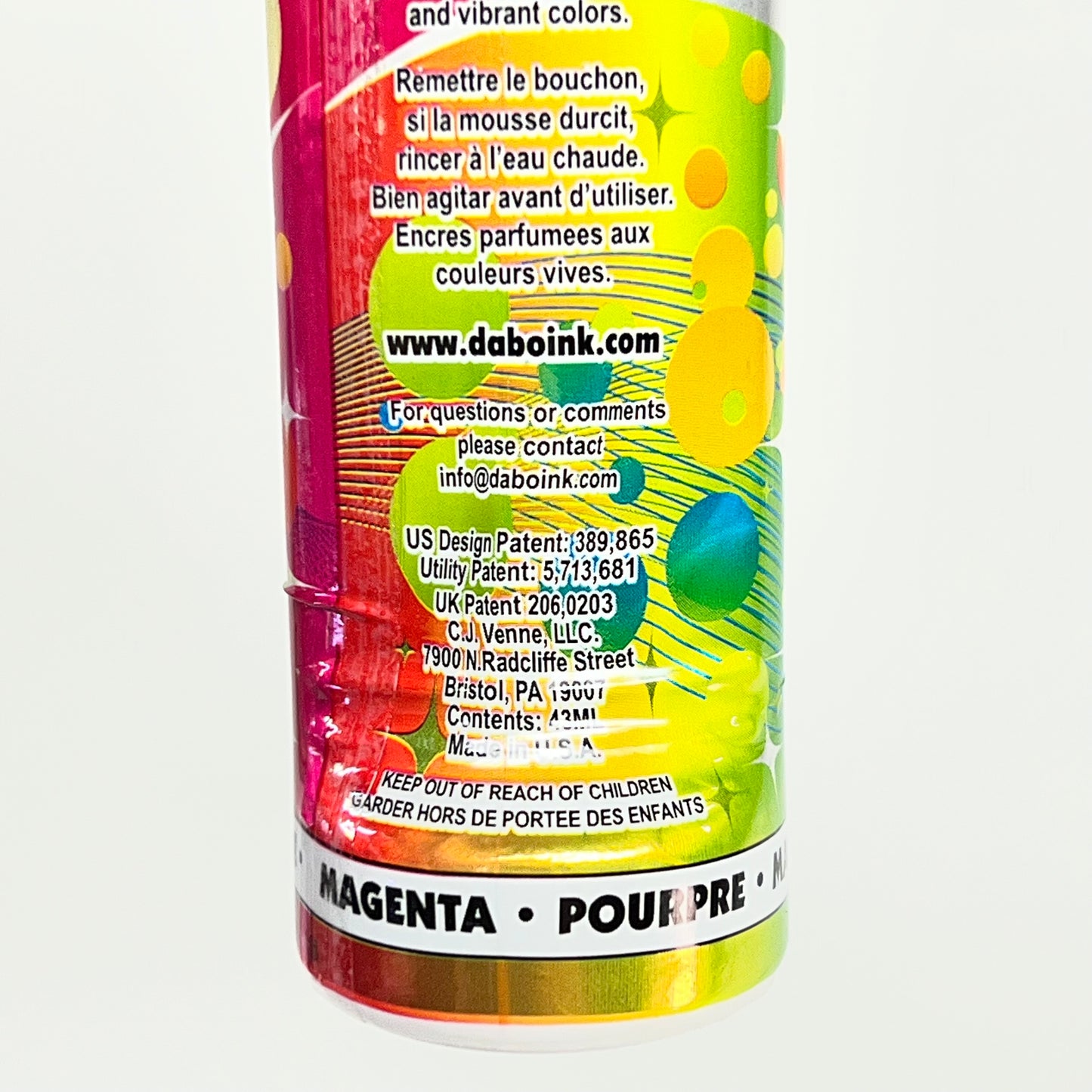 DAB O INK (12 PACK) Sunsational Bingo Marker Bright Ink 43ml/1.4 oz Magenta C26