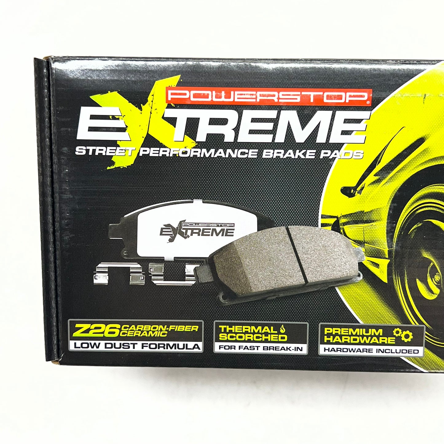POWER STOP Street Performance Carbon Fiber Ceramic Brake Pads Z26-1053B