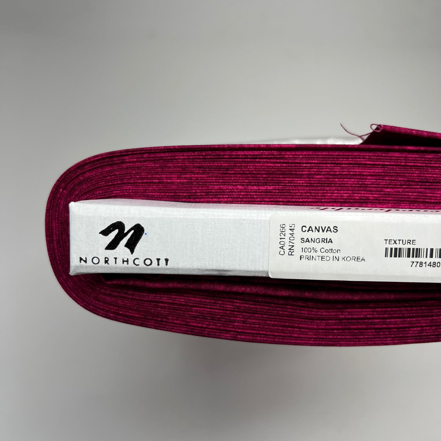 NORTHCOTT Canvas Basic Tonal Design by Deborah Edwards 15 Yds Sangria 9030-26