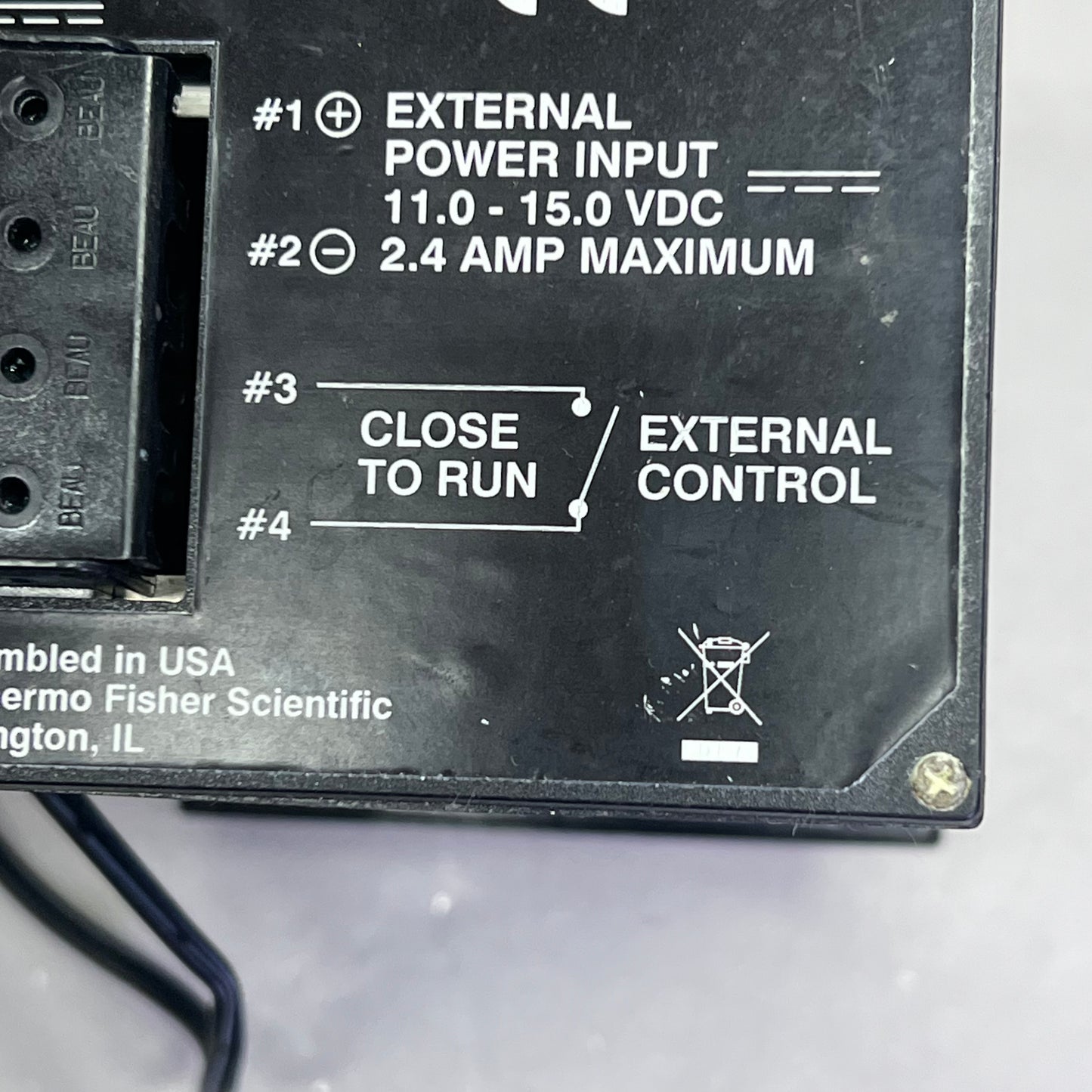 VWR MASTER FLEX C/L Analog Variable-Speed Pump 50-300 RPM Black MFLX77122-24