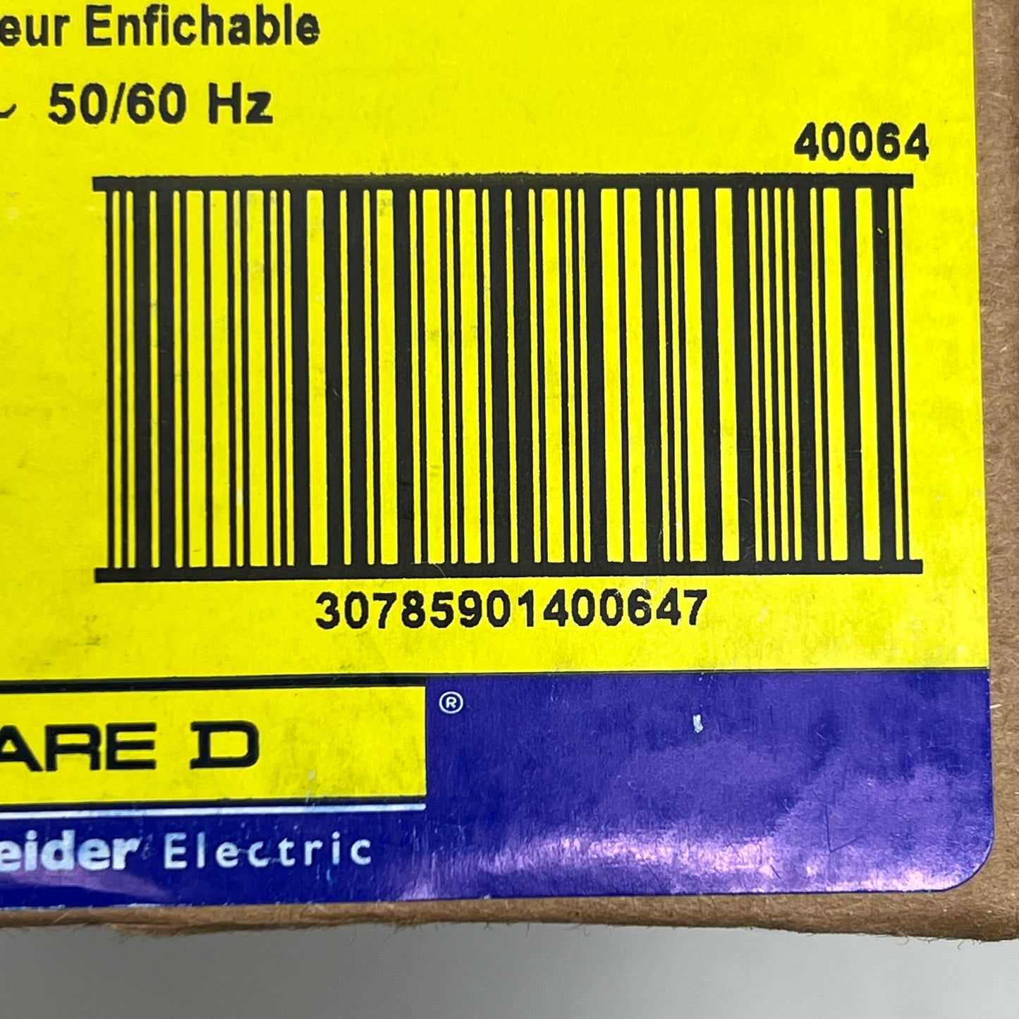 SQUARE D 15 Amp Circuit Breaker Plug-In 3 Pole 240 Volt QO315