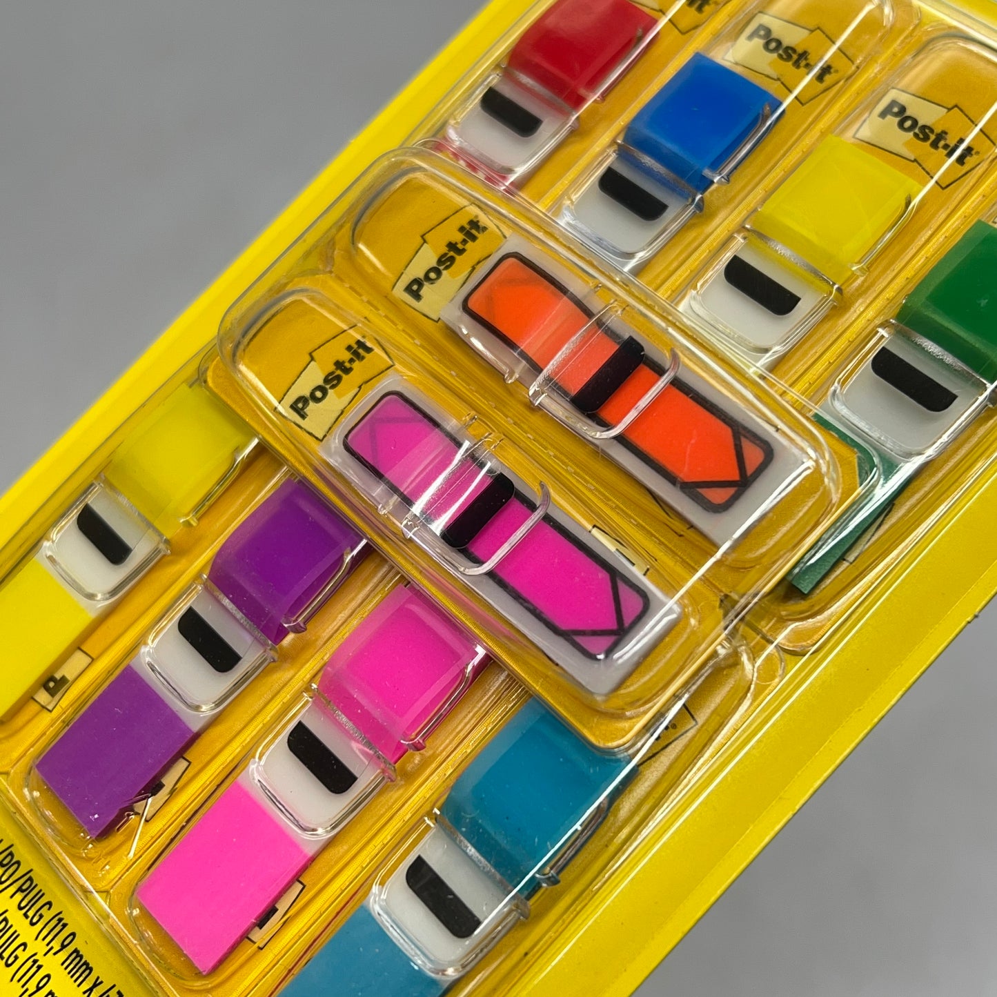 POST IT (2 PACK, 328 EACH) Flags 8 Dispensers 35 Each .47"x1.7" Assorted Colors