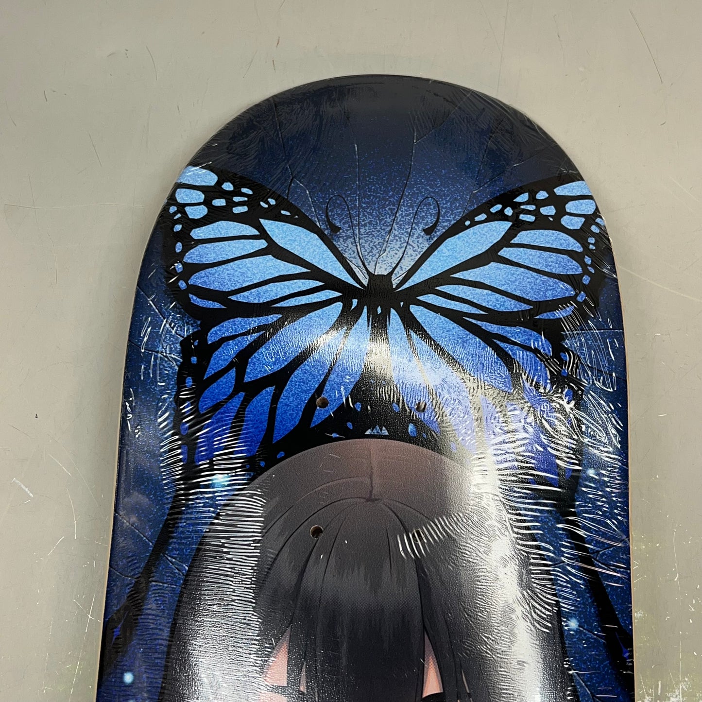 FAKKU MERCHANISE Saki Metamorphosis Skate Deck MAGA Anime 33"x8" Blue