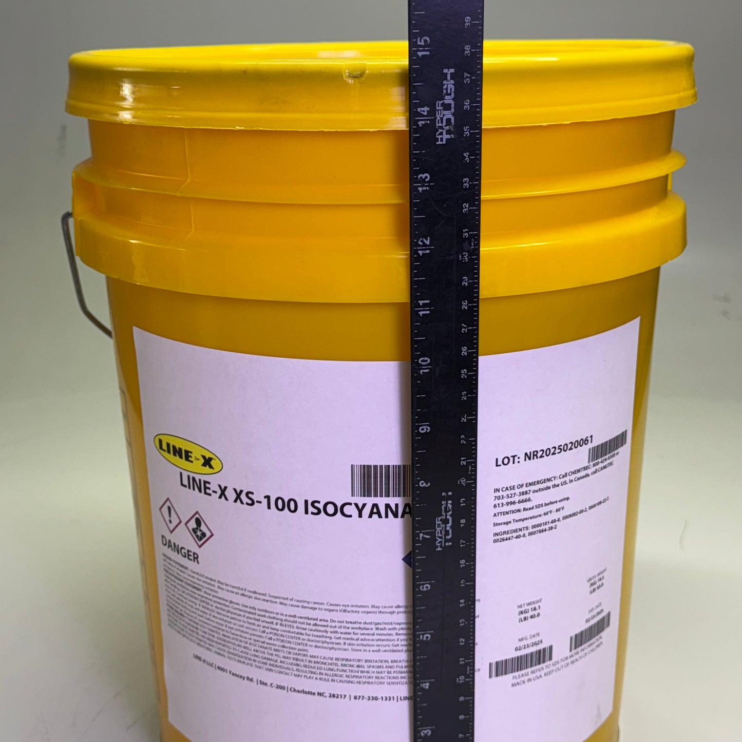 LINEX LINE-X XS-100 ISOCYANATE 40 Lbs BB 02/26
