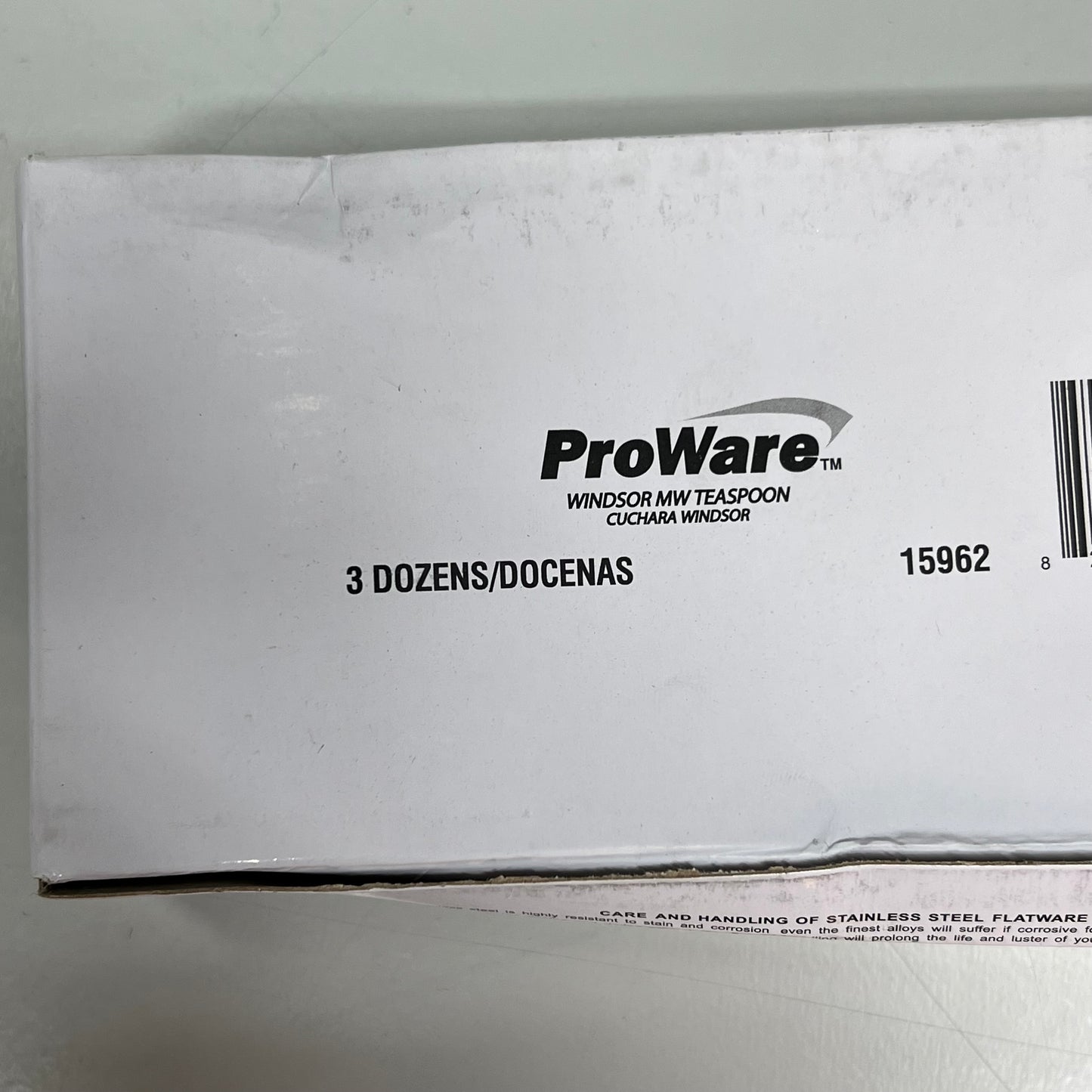 ZA@ PROWARE WINDSOR (36 PACK) MW Teaspoon Stainless Steel Flatware Silver 15962 D