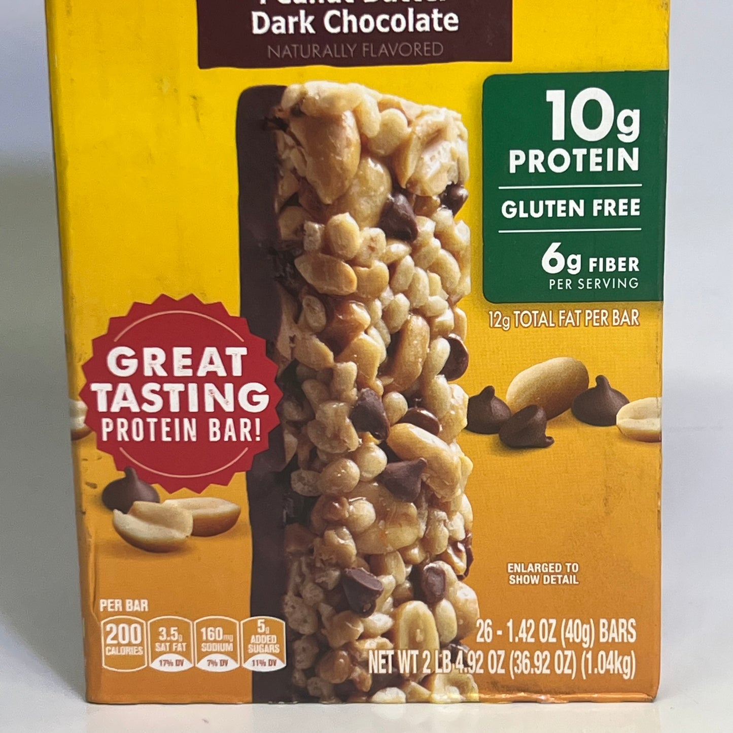 NATURE VALLEY (26 Bars) Protein Granola Bars, Peanut Butter Dark Chocolate 26 - 1.42 oz BB 05/26