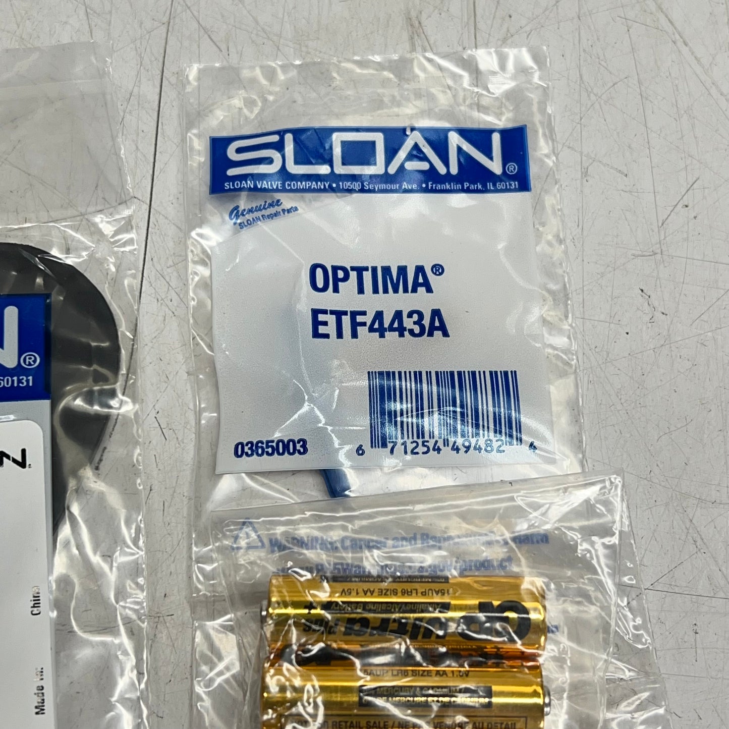 SLOAN Hardwired-powered Deck Mounted Low Integrated Faucet Chrome ETF-600